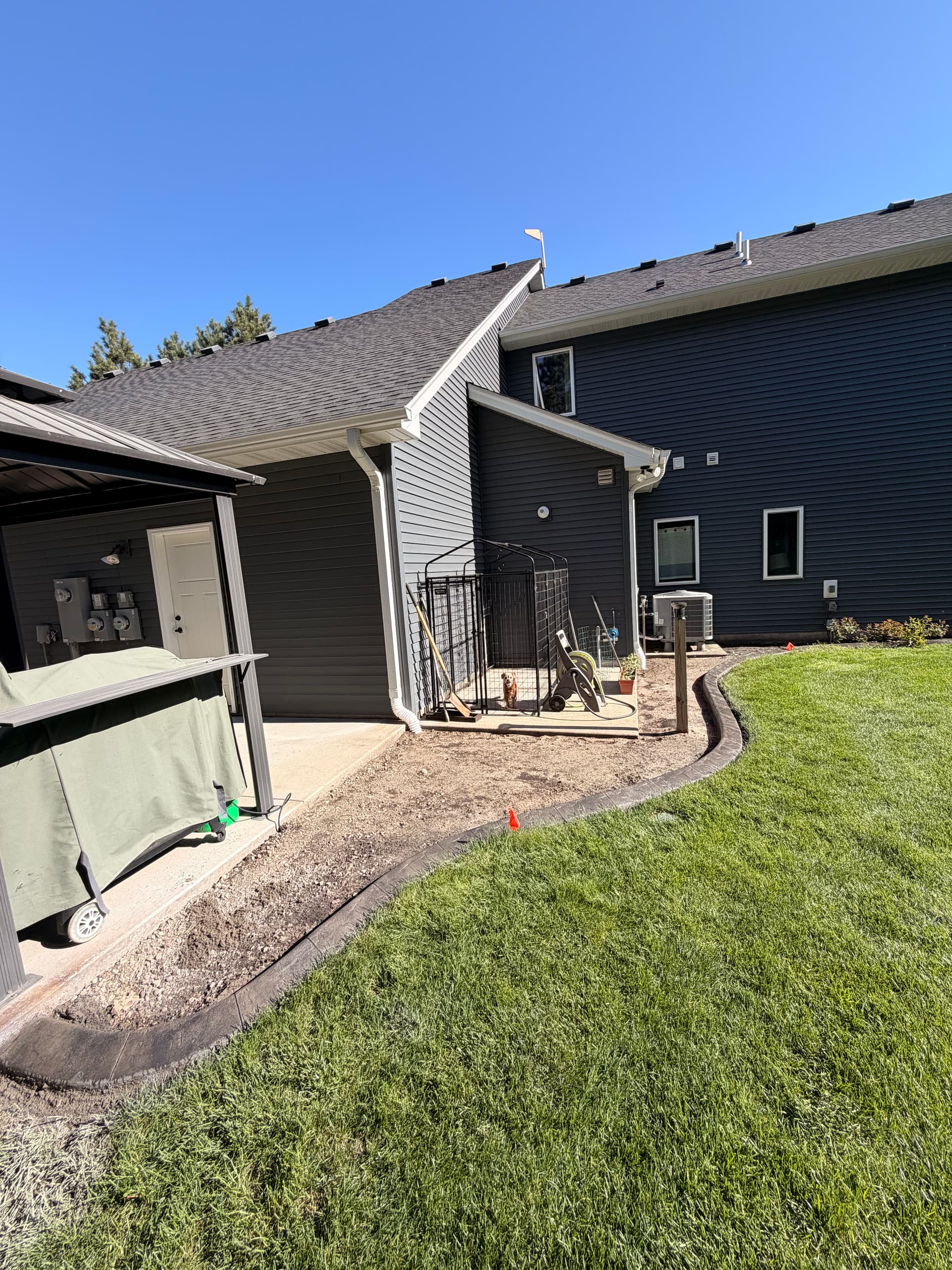 Gallery photos for Concrete Curbing with Slate Roller Stamp in Cambridge MN: Image #4