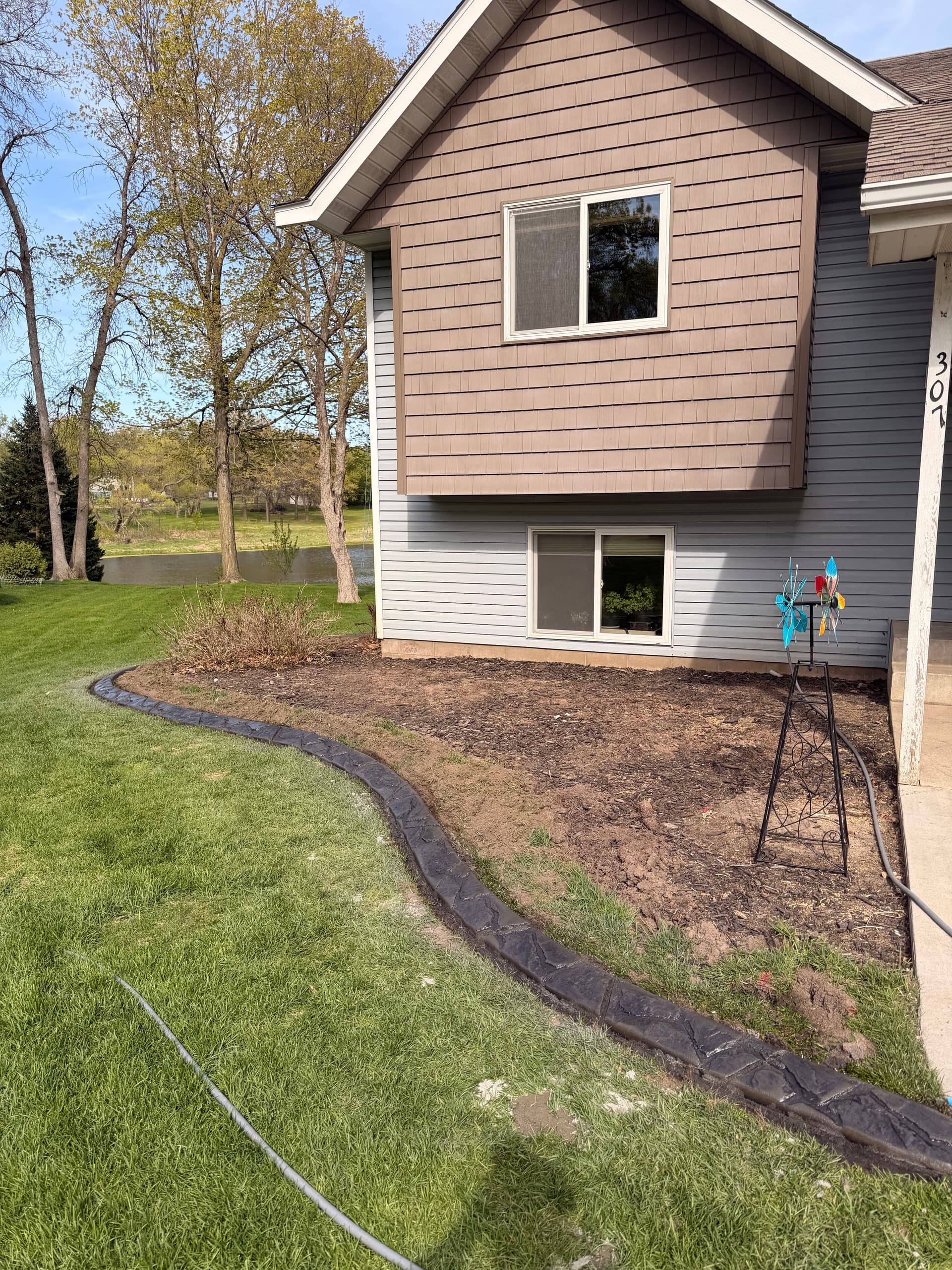 Concrete Curbing With a Granite Slate Finish in St. Stephen image