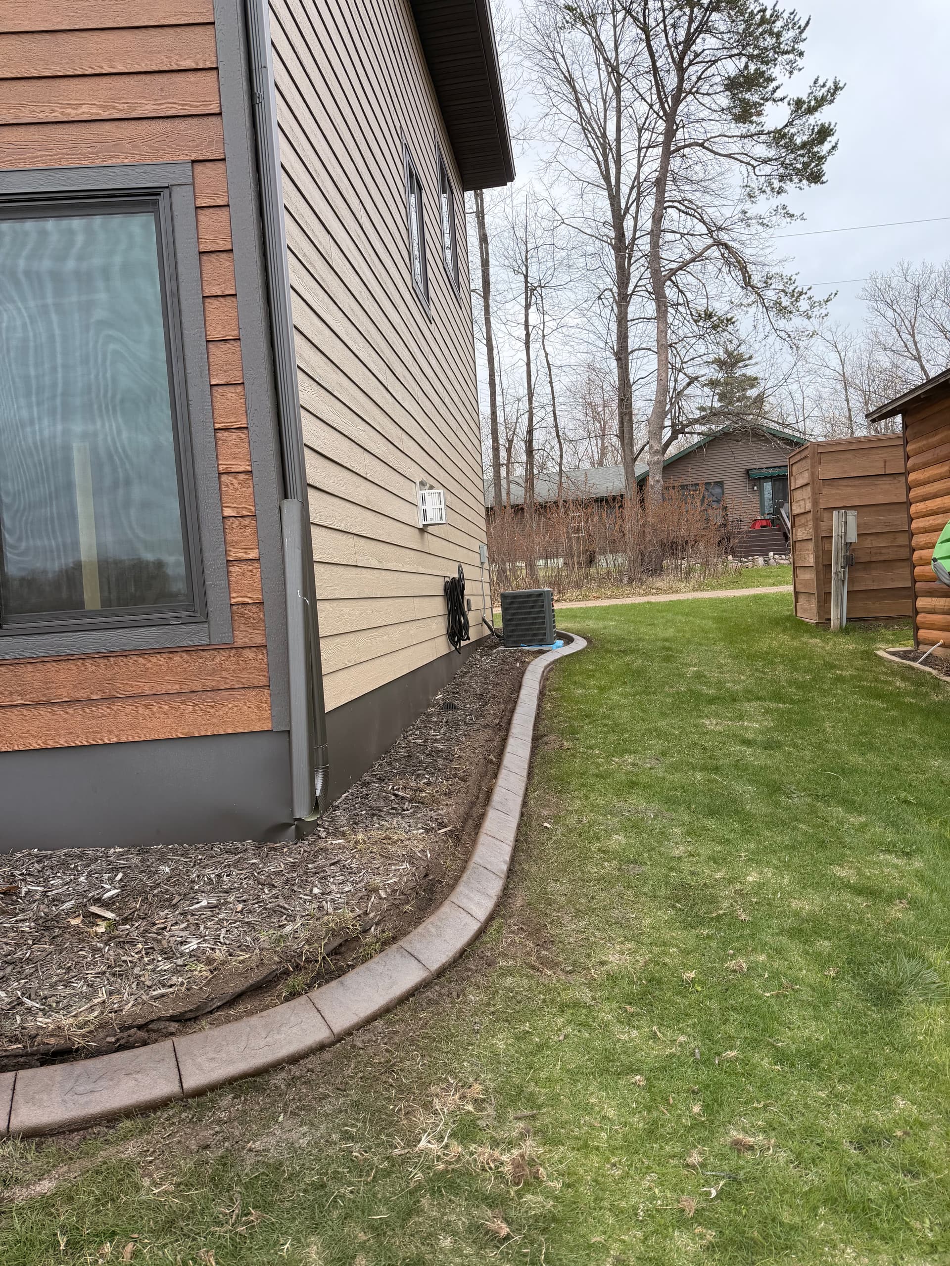 Gallery photos for Concrete Curbing With a Walnut and Charcoal Blend in Aitkin Minnesota: Image #2
