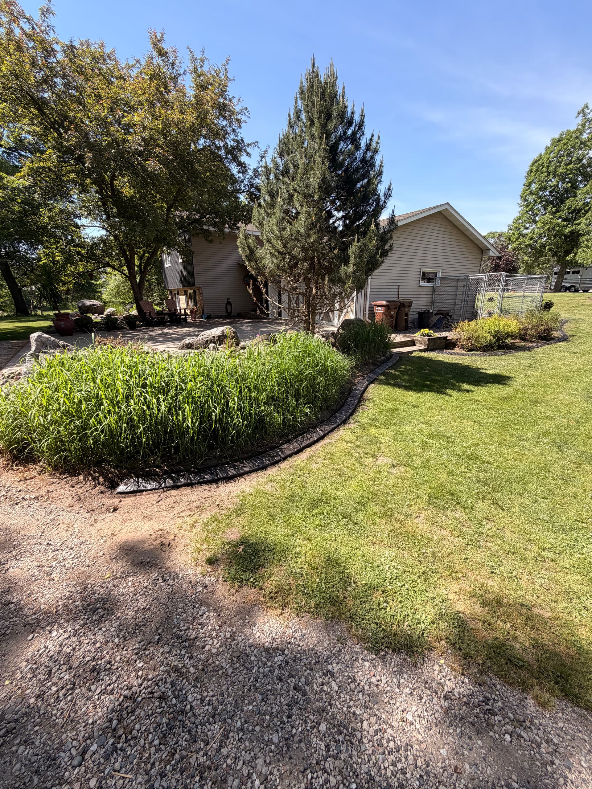 Gallery photos for Concrete Curbing with Granite Slate Stamp in Zimmerman: Image #3