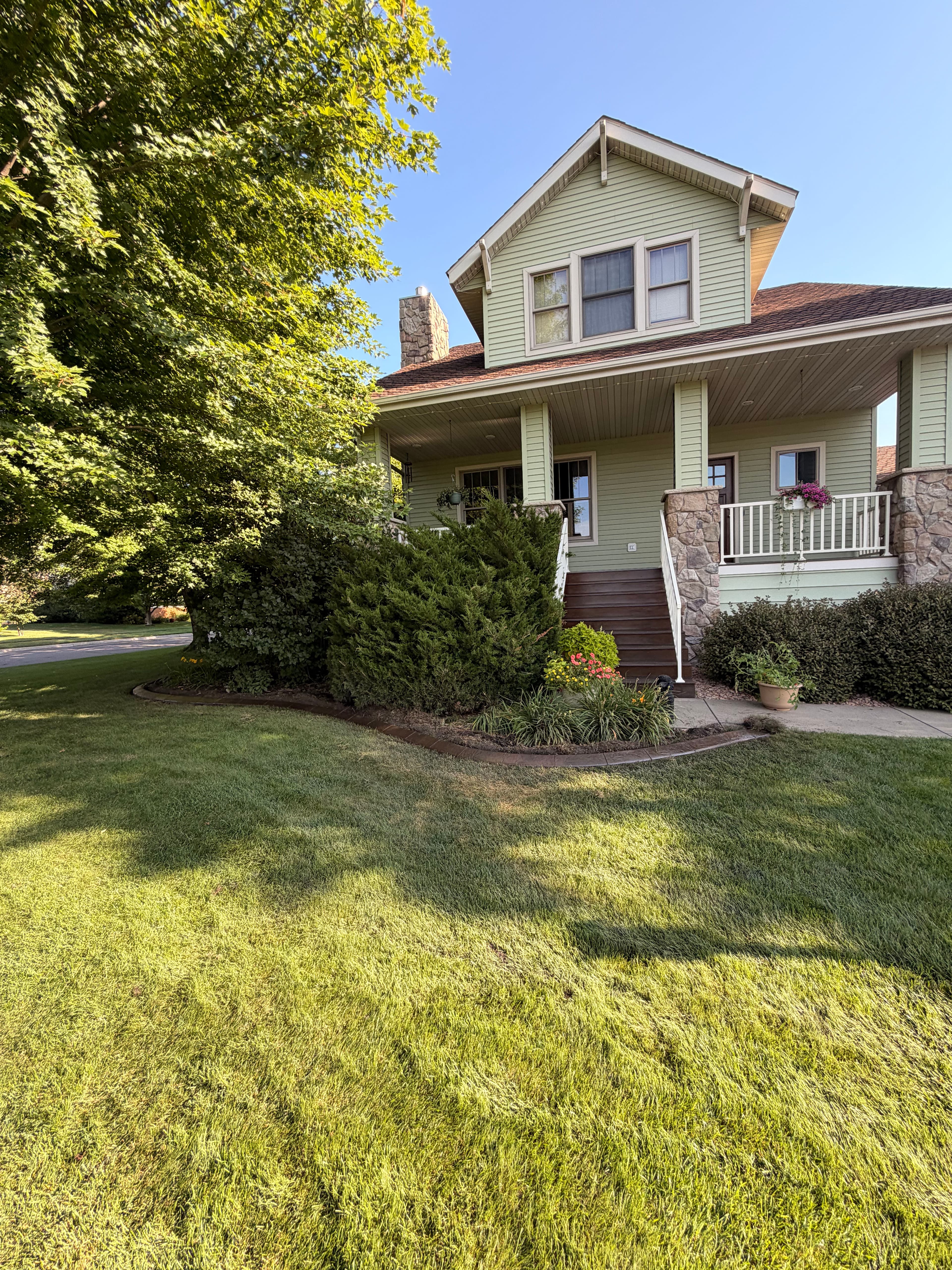 Project Walnut Concrete Curbing with Limestone Stamp in Sartell image