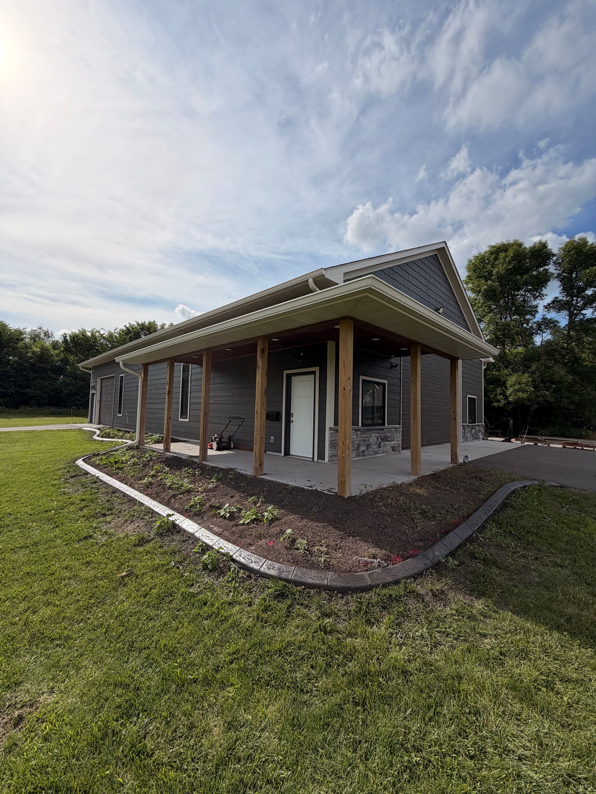 Concrete Curbing with Spanish Stamp Finish in Clearwater MN image