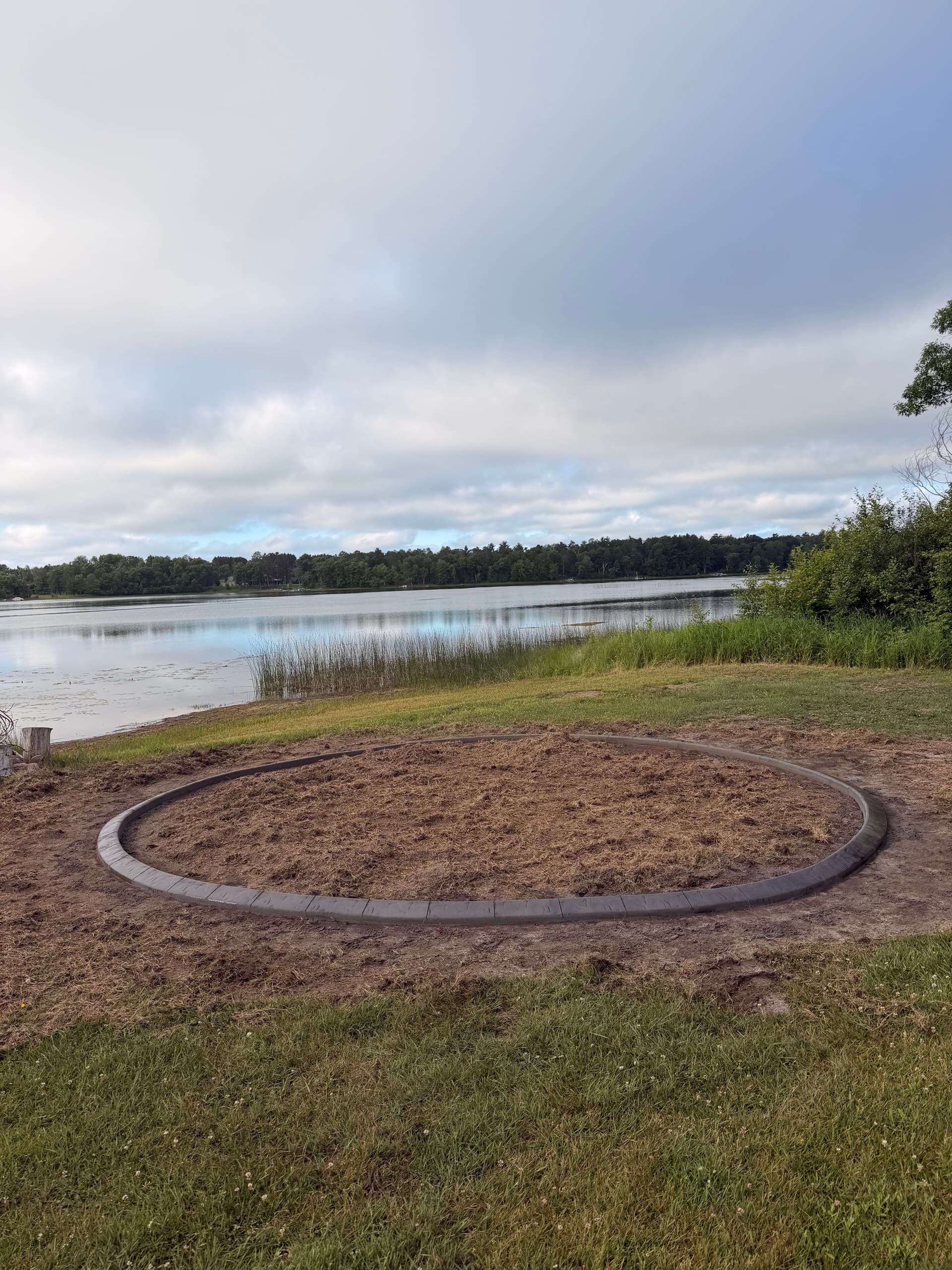 Storm Grey Slate Stamp Concrete Curbing in Brainerd image