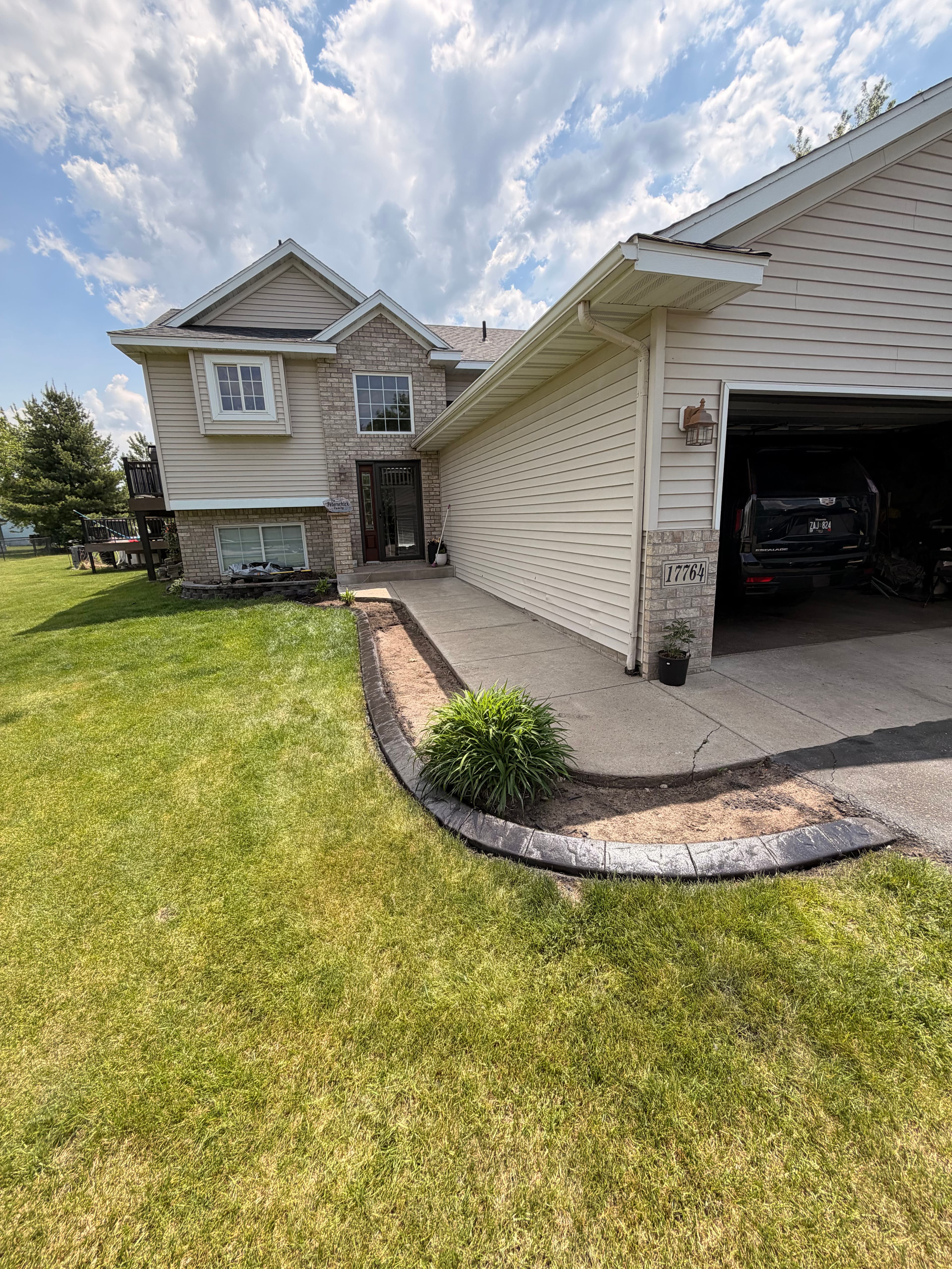 Project Concrete Curbing with Slate Stamp Finish in Little Falls image