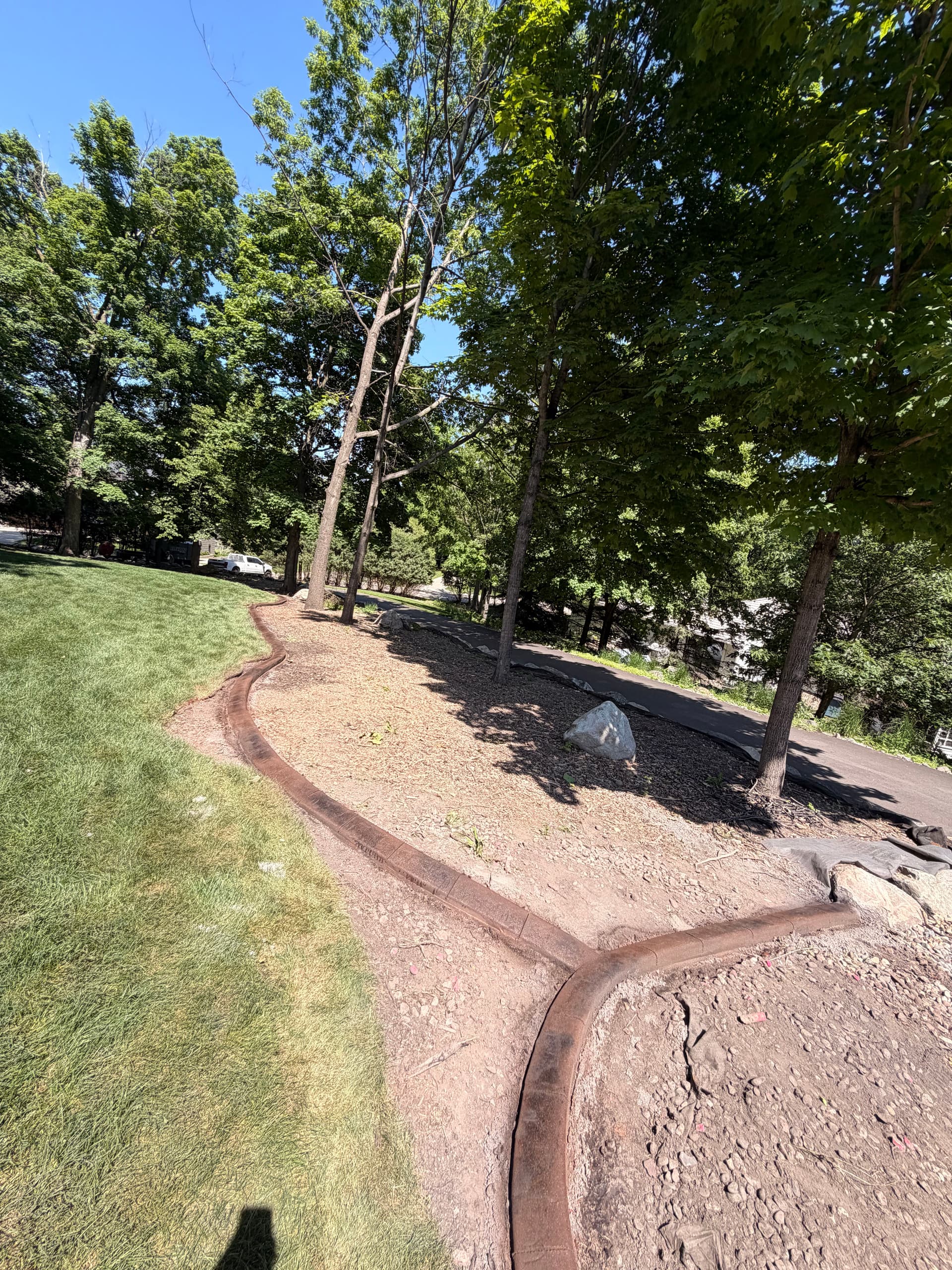 Gallery photos for Concrete Curbing with Slate Stamp Finish in Mound MN: Image #4