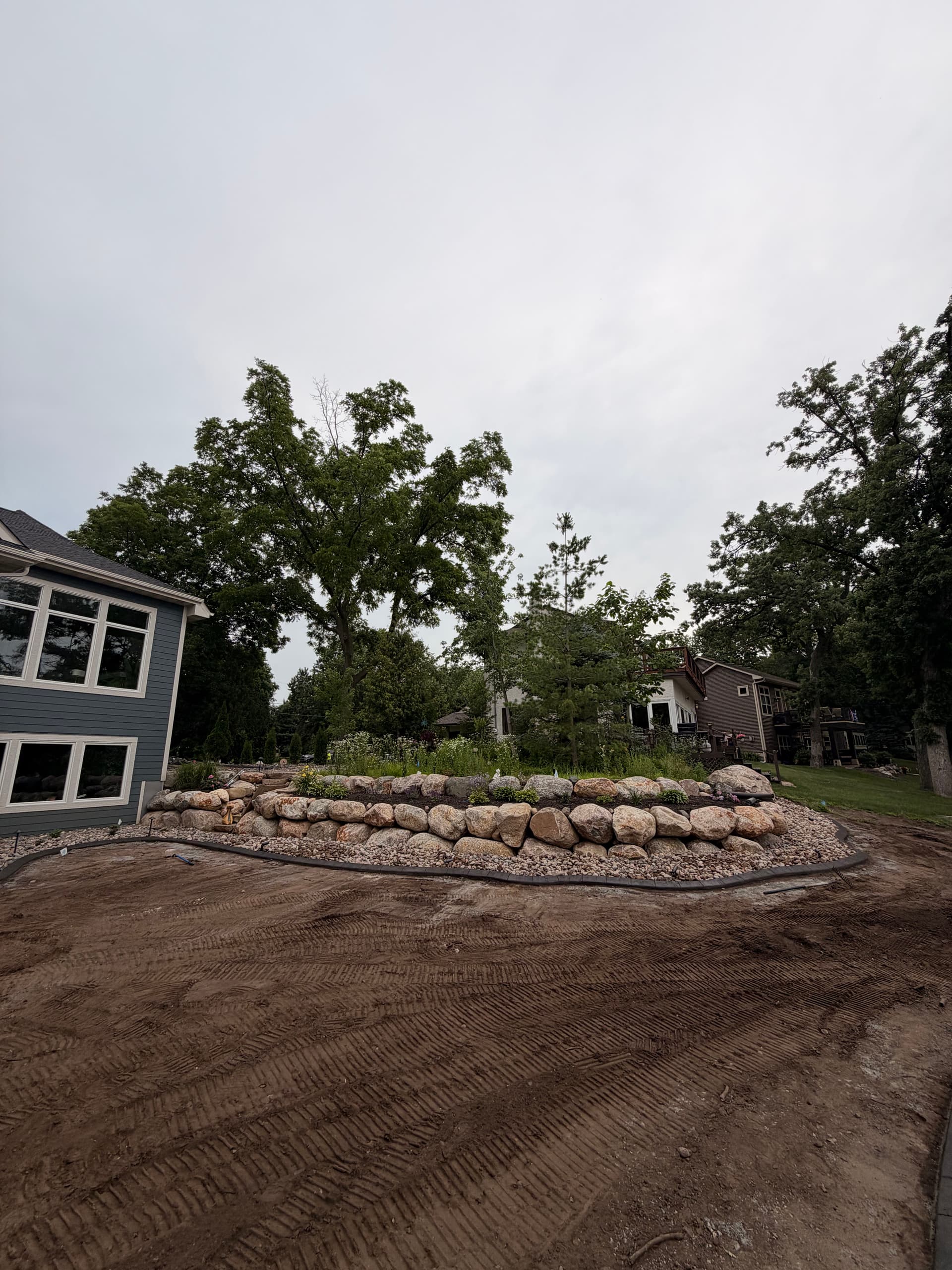 Gallery photos for Concrete Curbing with Charcoal Slate Stamp in Champlin: Image #5