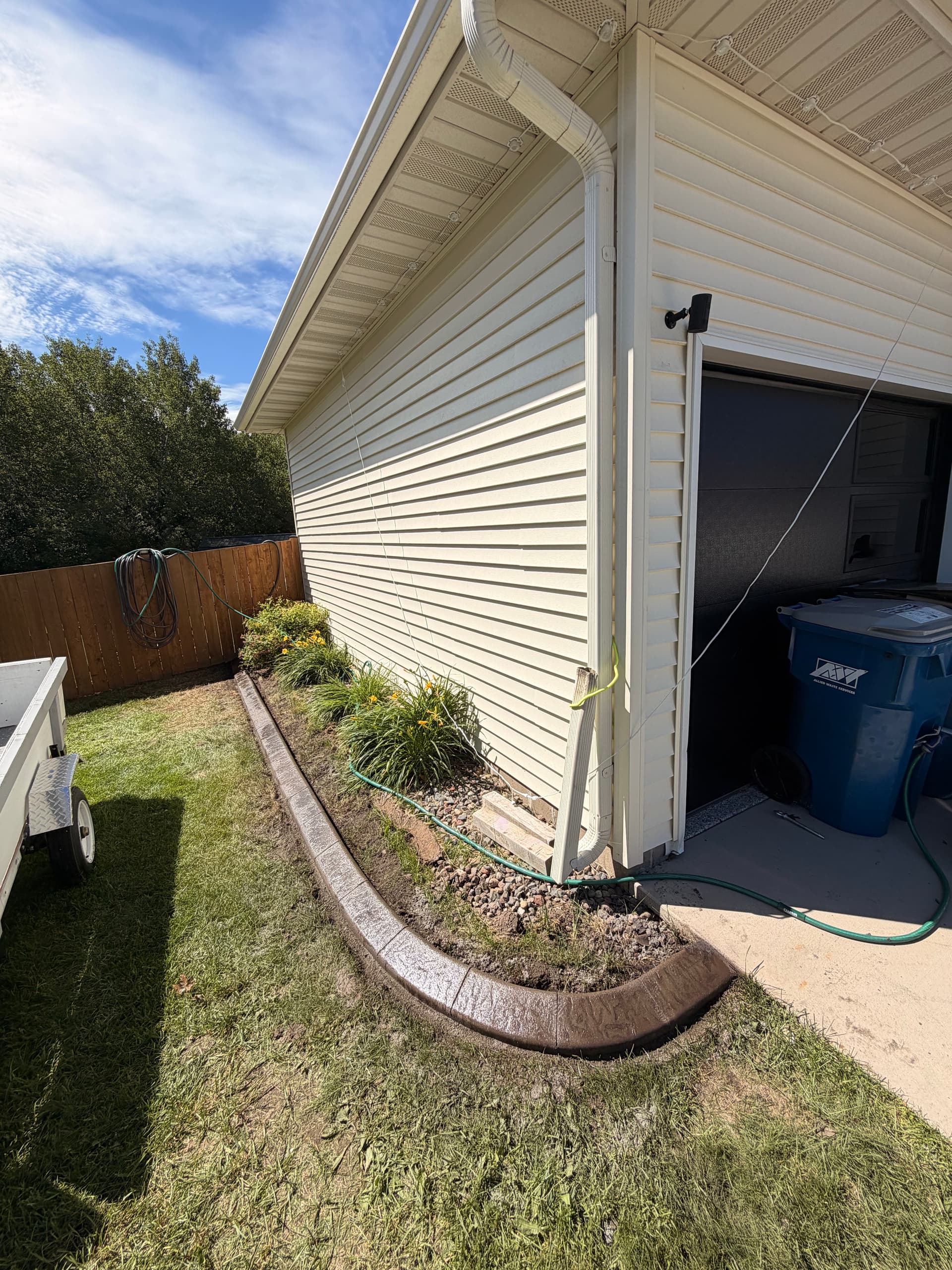 Gallery photos for Concrete Curbing in Walnut and Charcoal for Sauk Rapids Home: Image #4