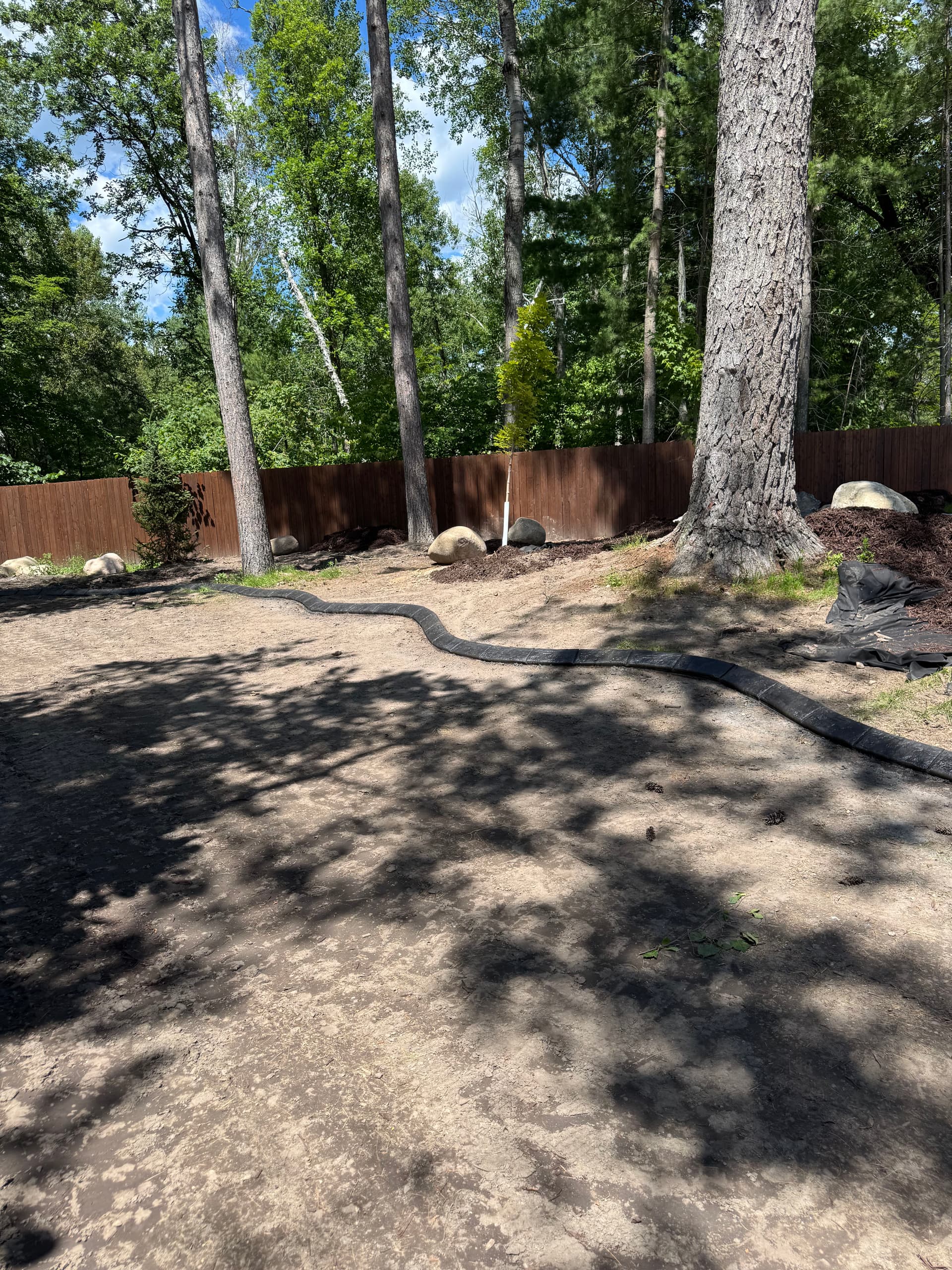 Gallery photos for Concrete Curbing with Deep Charcoal Finish in Walker MN: Image #6