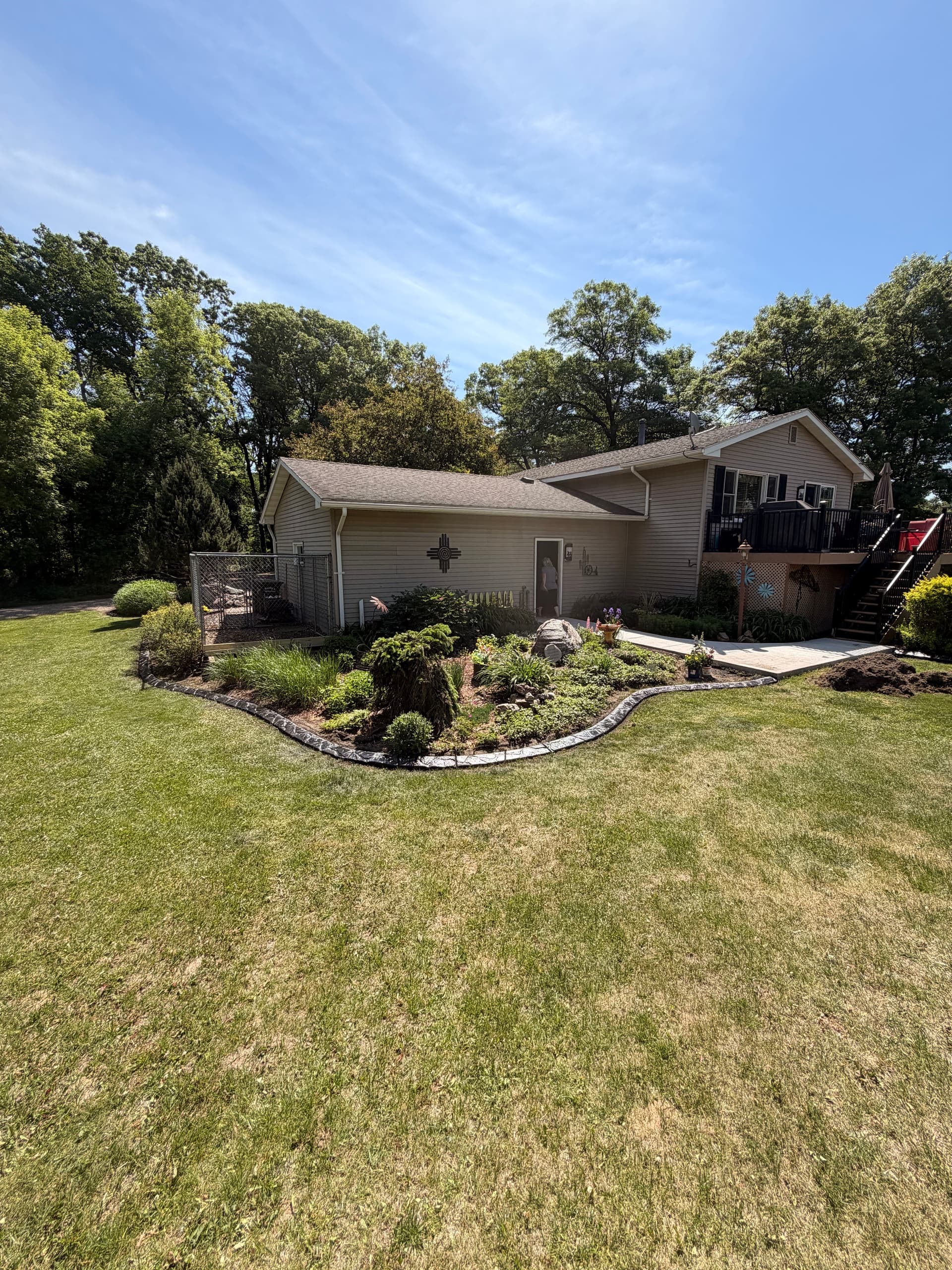 Gallery photos for Concrete Curbing with Granite Slate Stamp in Zimmerman: Image #2