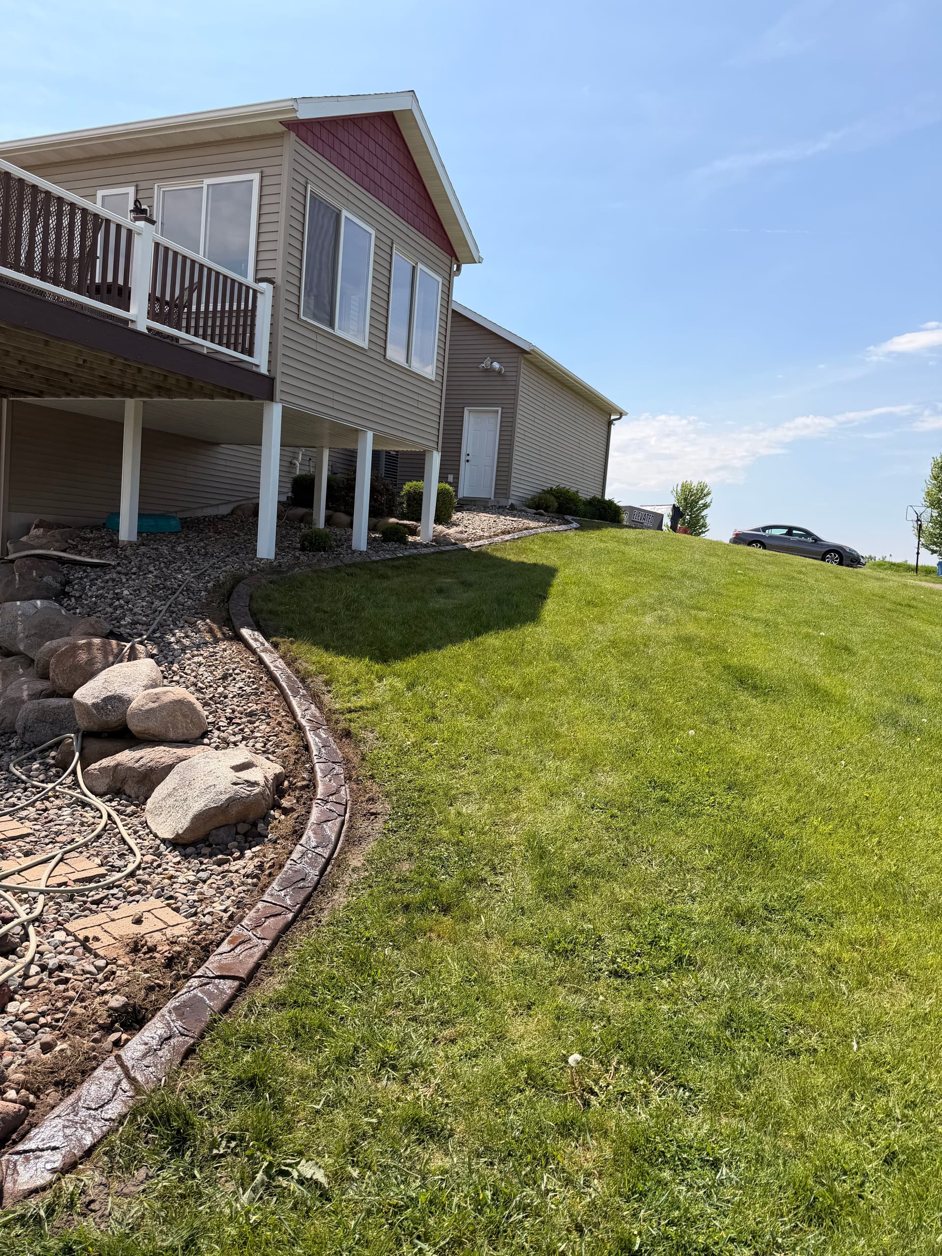 Gallery photos for Concrete Curbing with Granite Slate Stamp in Rice MN: Image #3