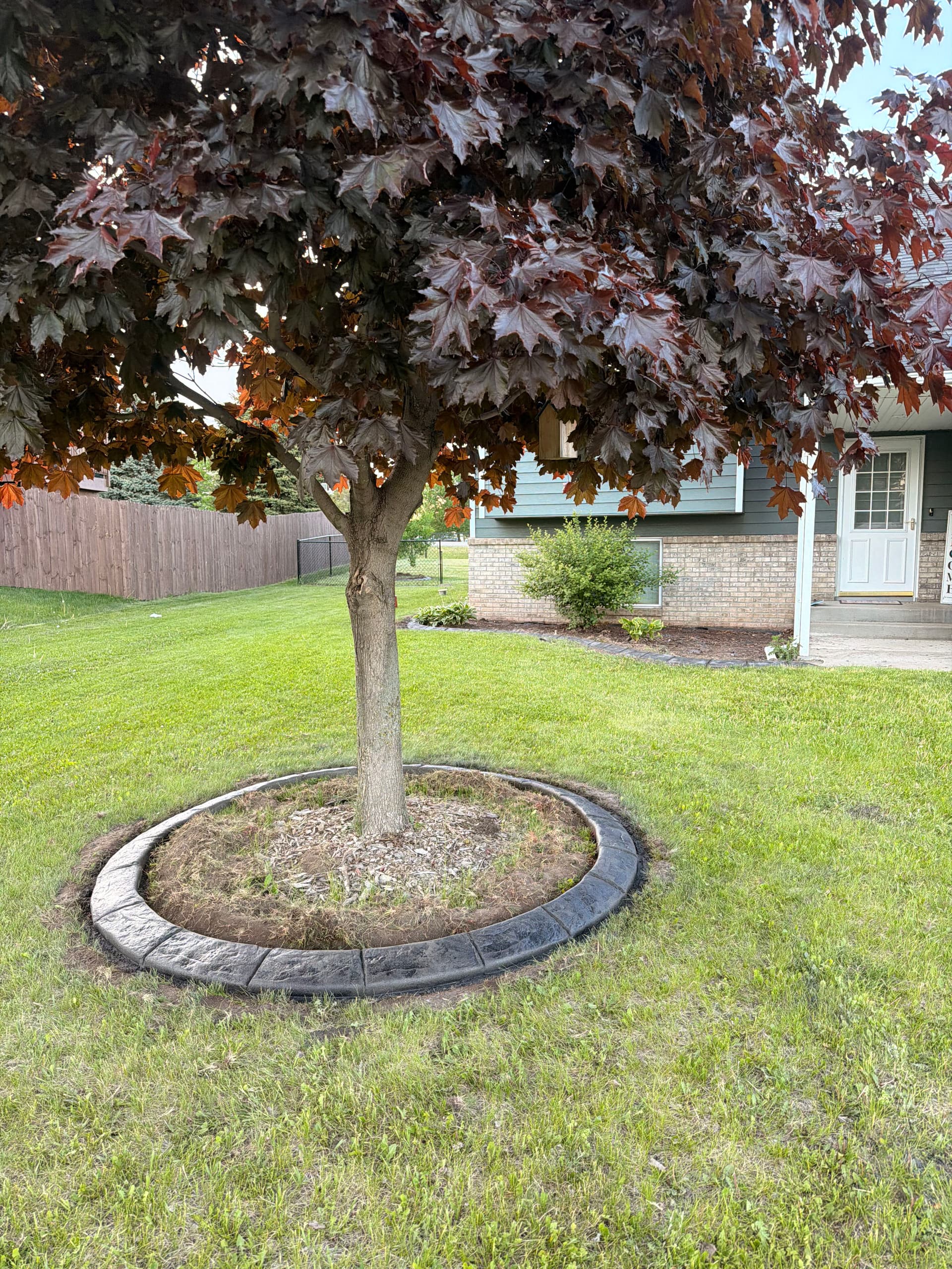 Concrete Curbing with Spanish Stamp in Sauk Rapids image