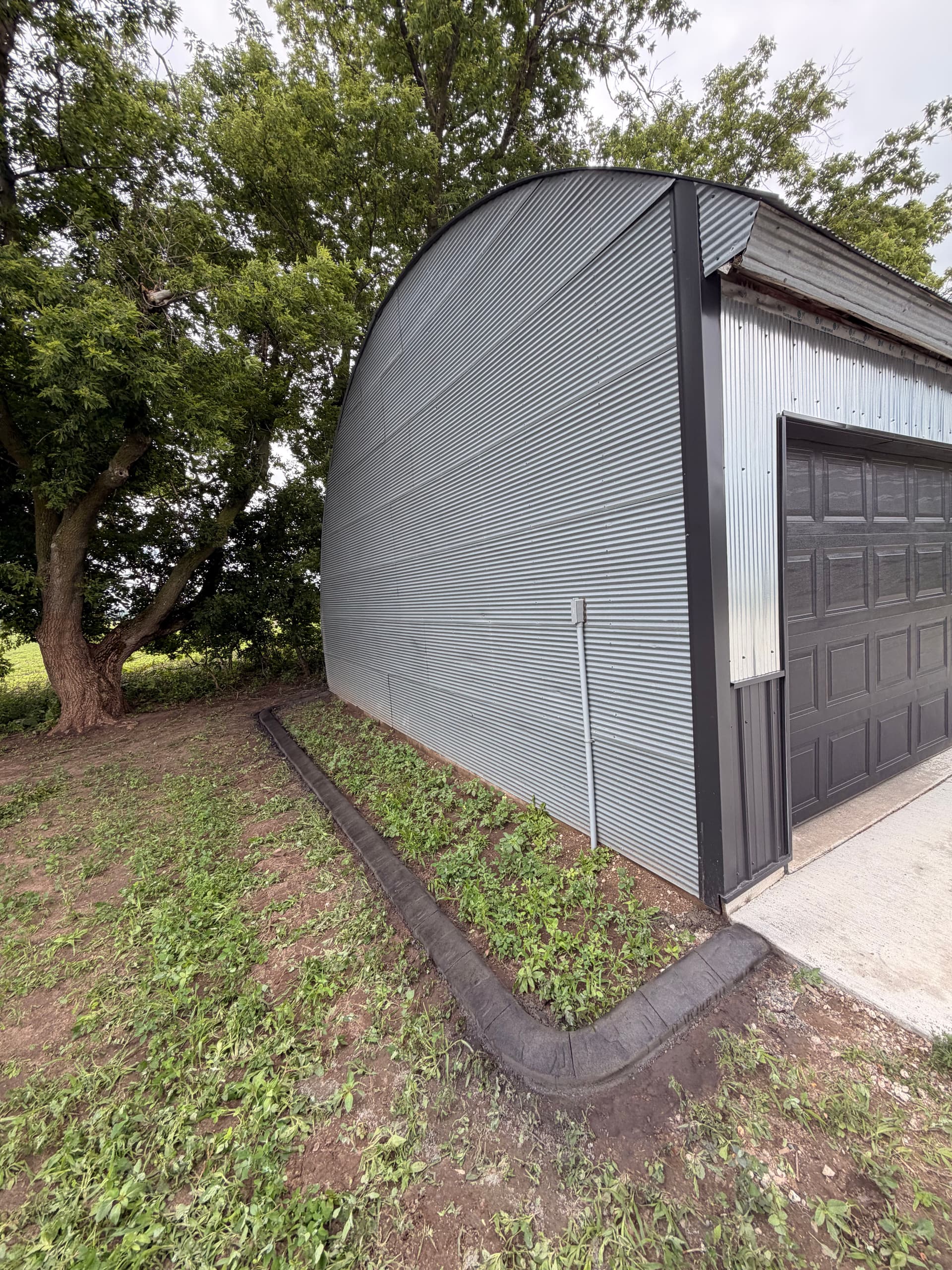 Gallery photos for Charcoal Concrete Curbing with Slate Stamp in Rice MN: Image #3