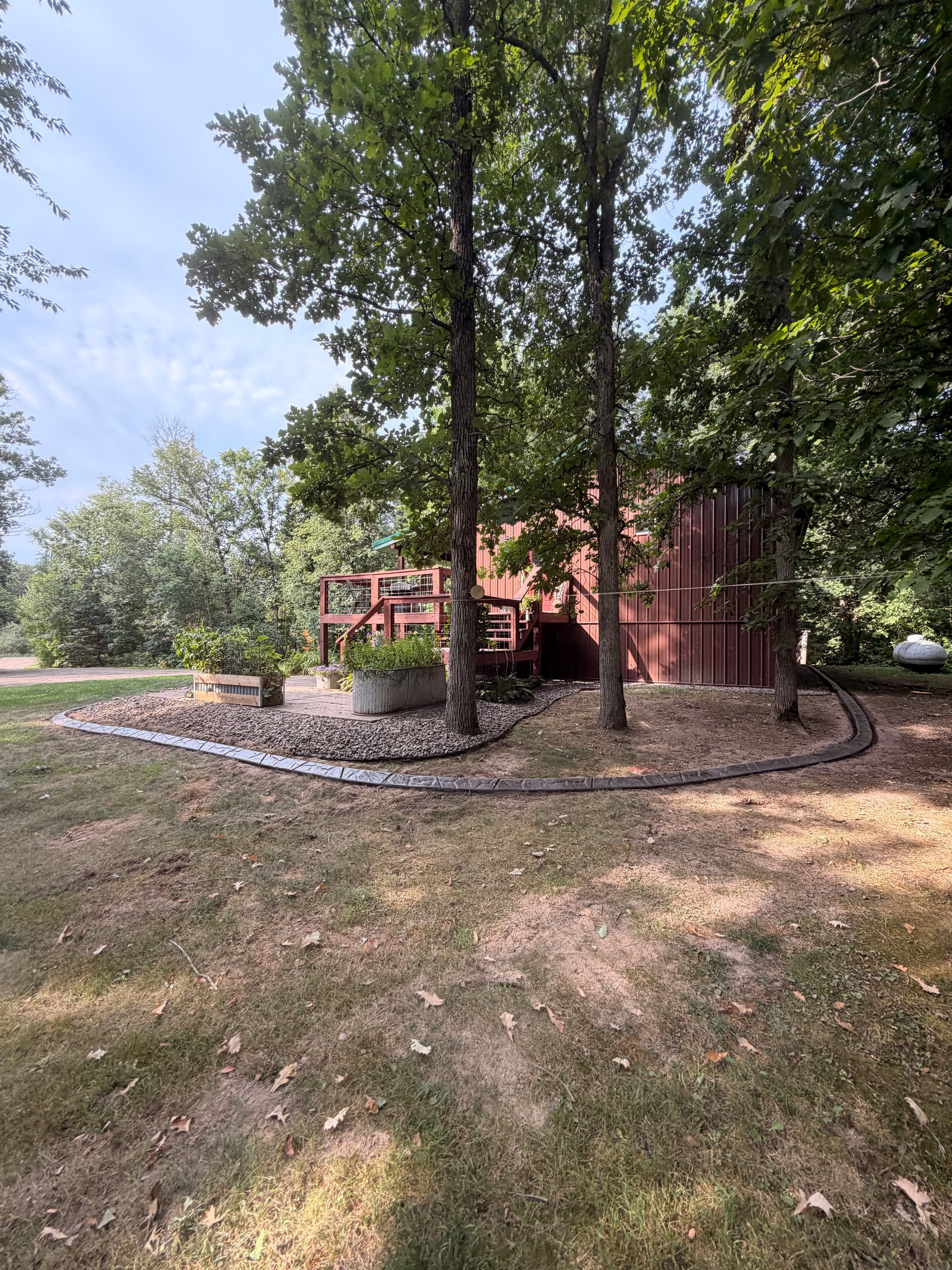 Gallery photos for Concrete Curbing Adds Sharp Definition to Foreston MN Property: Image #1