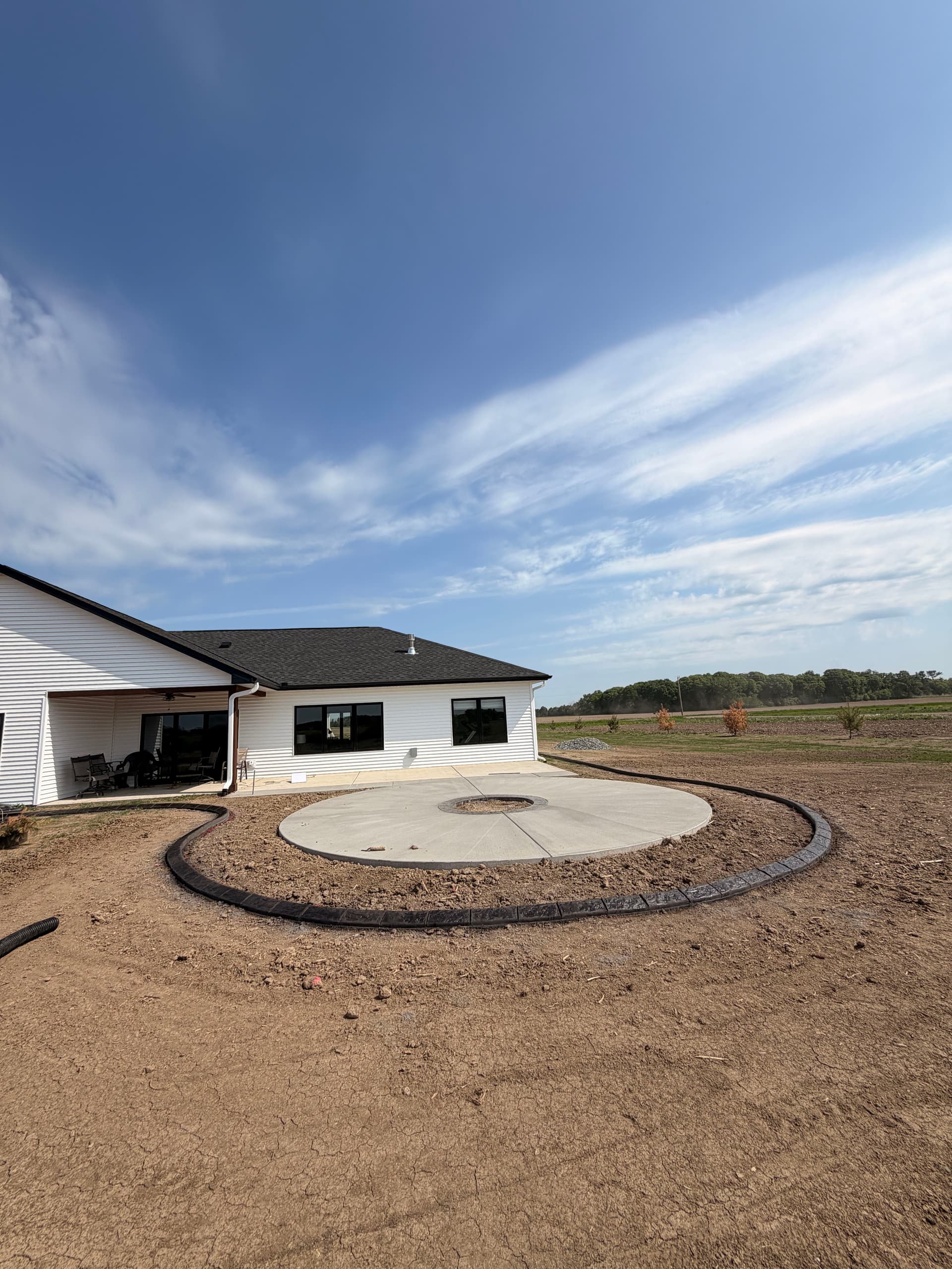 Gallery photos for Concrete Curbing with Spanish Stamp Finish in Princeton MN: Image #2