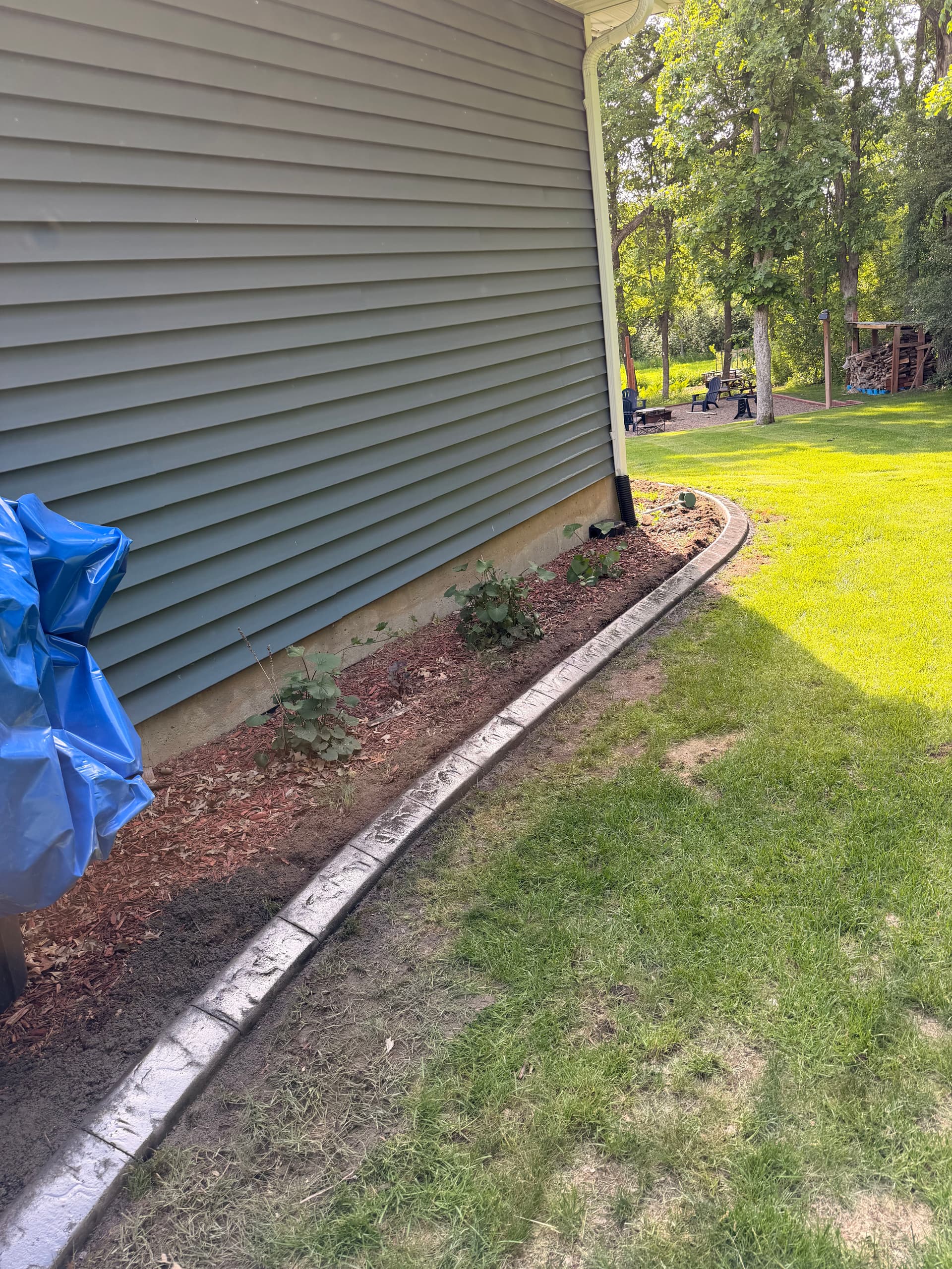 Gallery photos for Concrete Curbing with a Storm Grey Slate Finish in Big Lake: Image #2