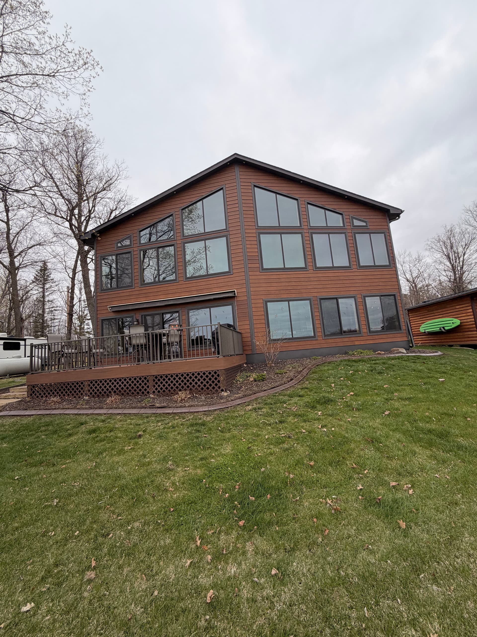 Concrete Curbing With a Walnut and Charcoal Blend in Aitkin Minnesota image