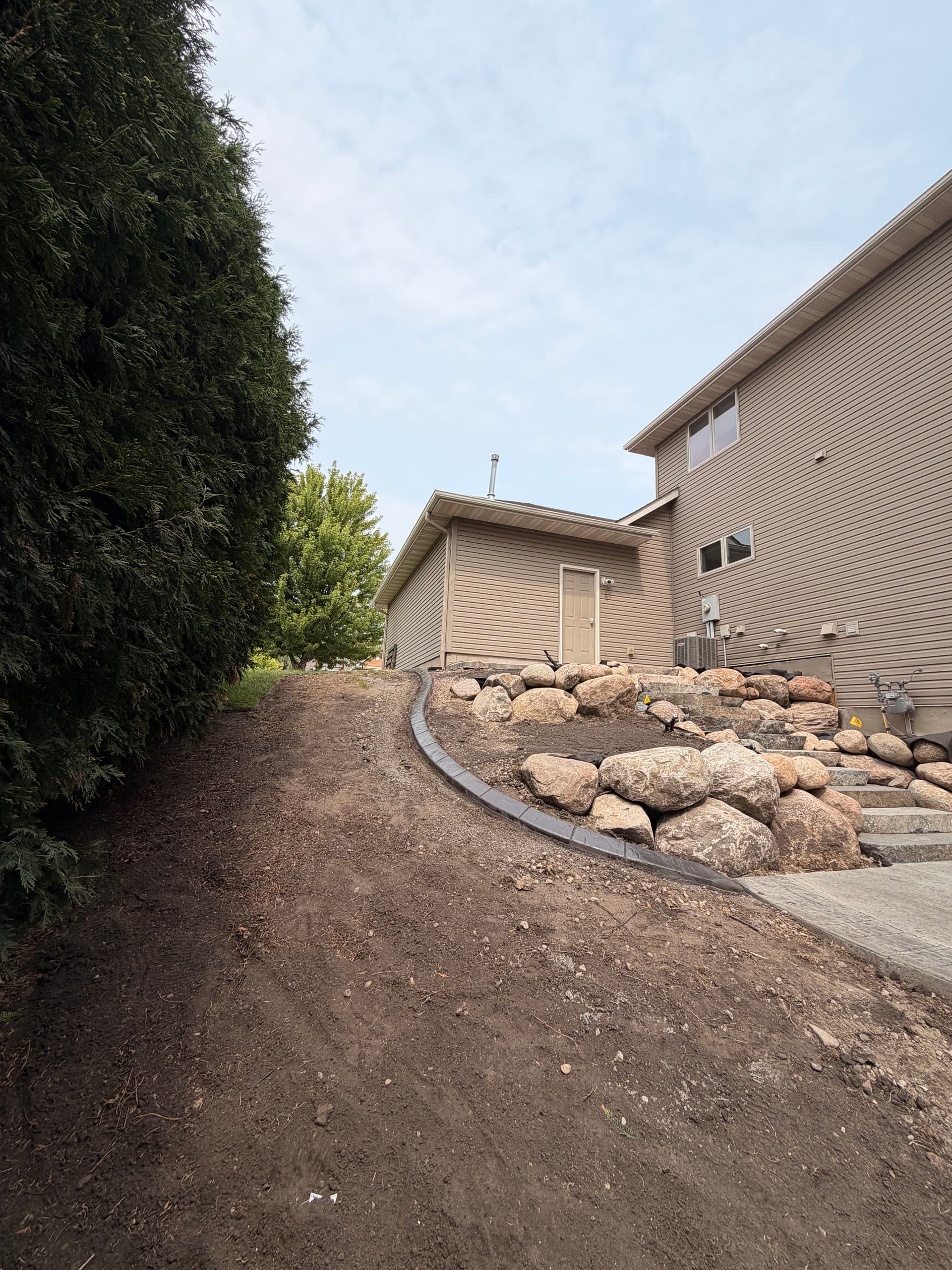 Gallery photos for Concrete Curbing Installation Sharpens Curb Appeal in Forest Lake: Image #1