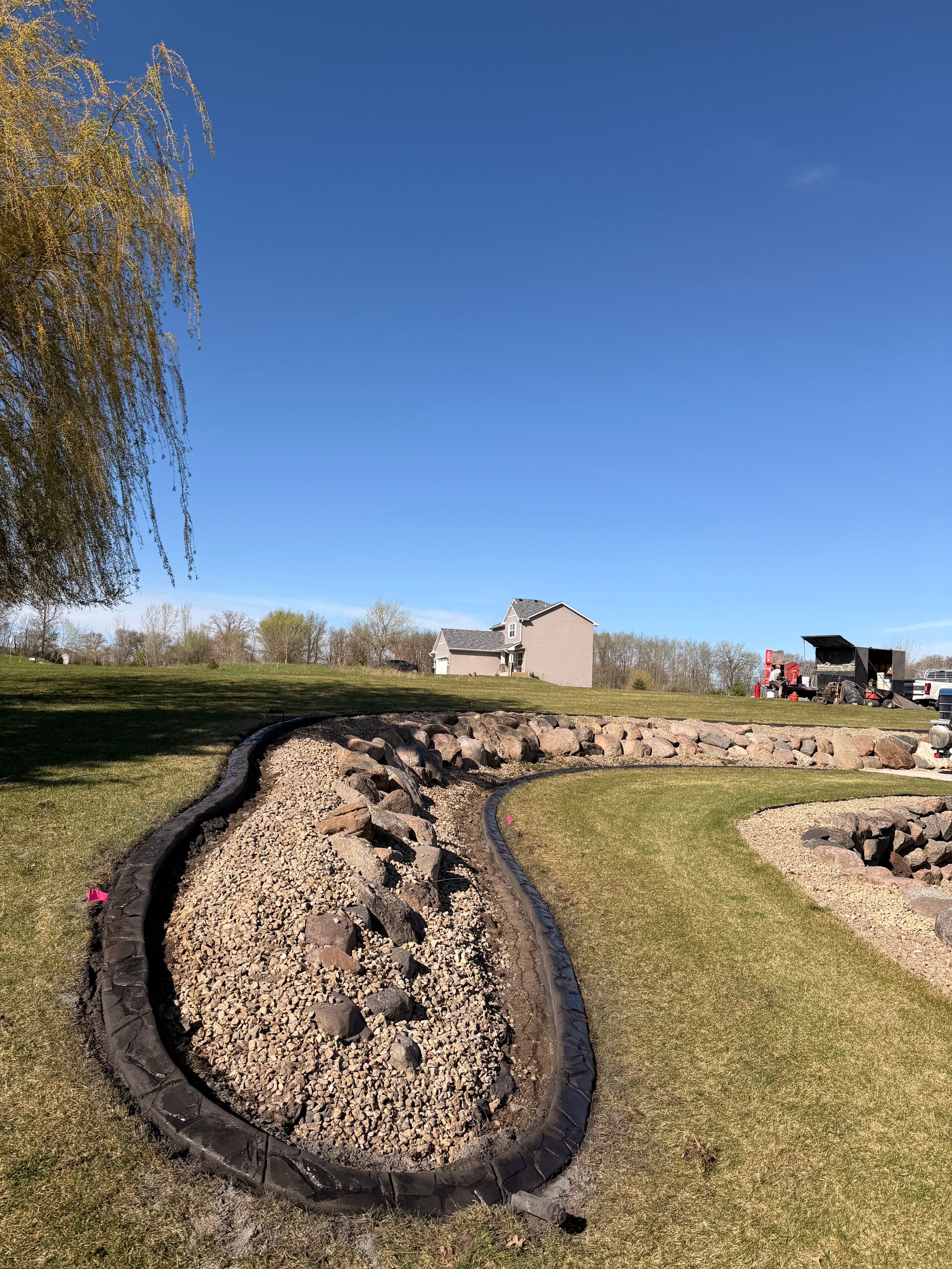 Project Concrete Curbing with Watab Stone Stamp in Big Lake MN image