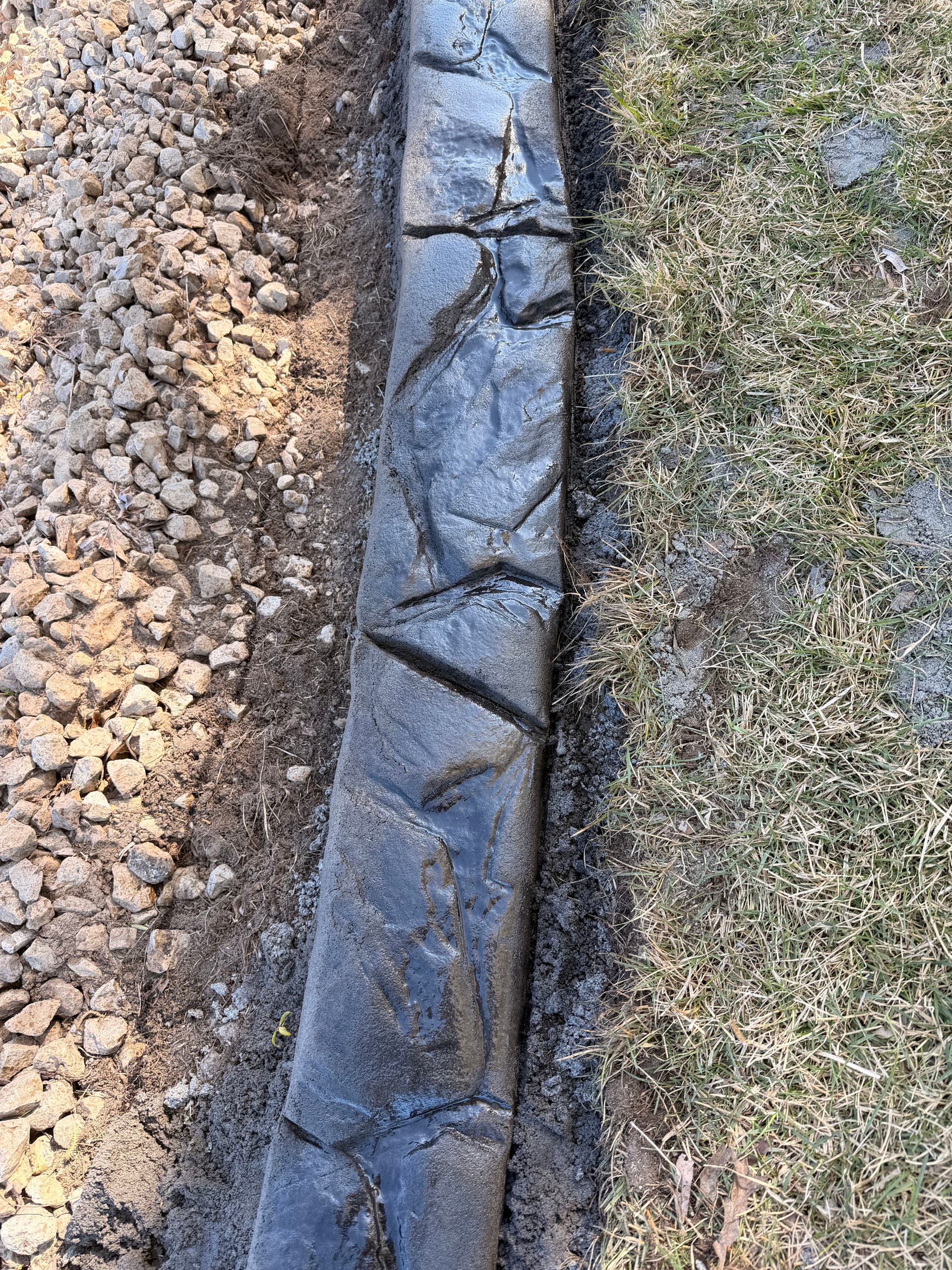 Gallery photos for Concrete Curbing with Watab Stone Stamp in Big Lake MN: Image #3