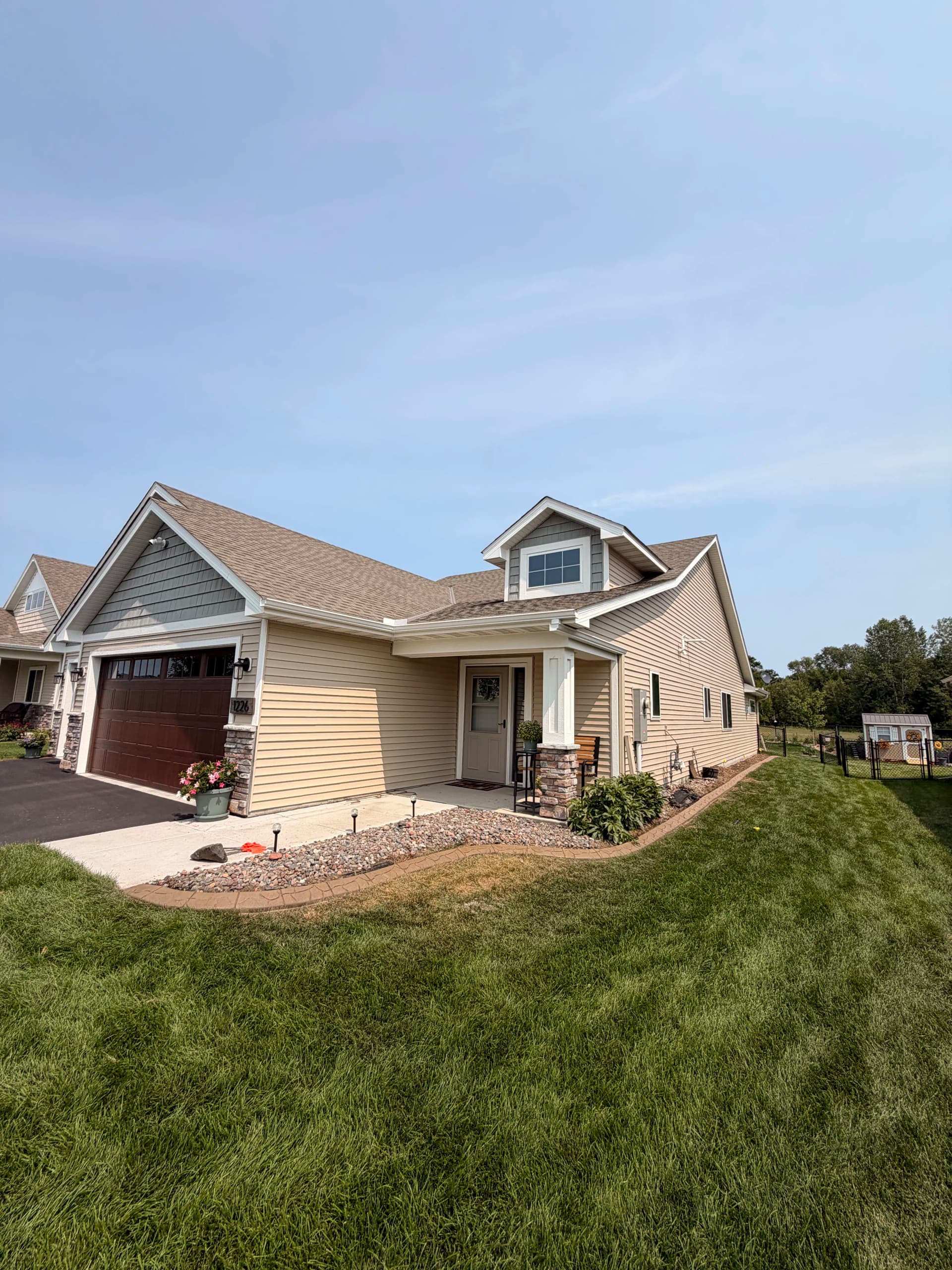 Concrete Curbing Upgrade Sharpens This Isanti Front Yard image