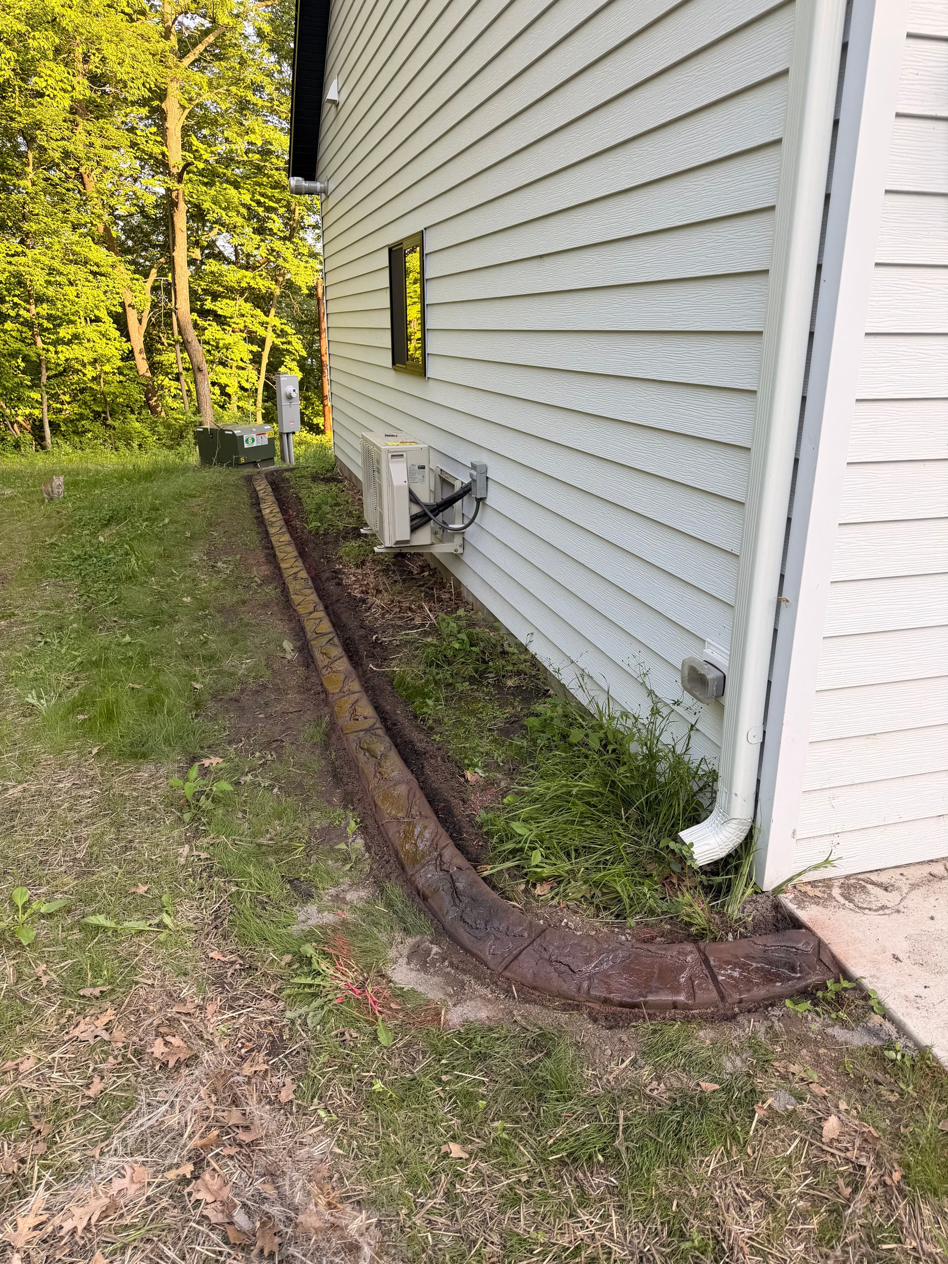 Gallery photos for Concrete Curbing with Granite Slate Stamp in Paynesville: Image #6