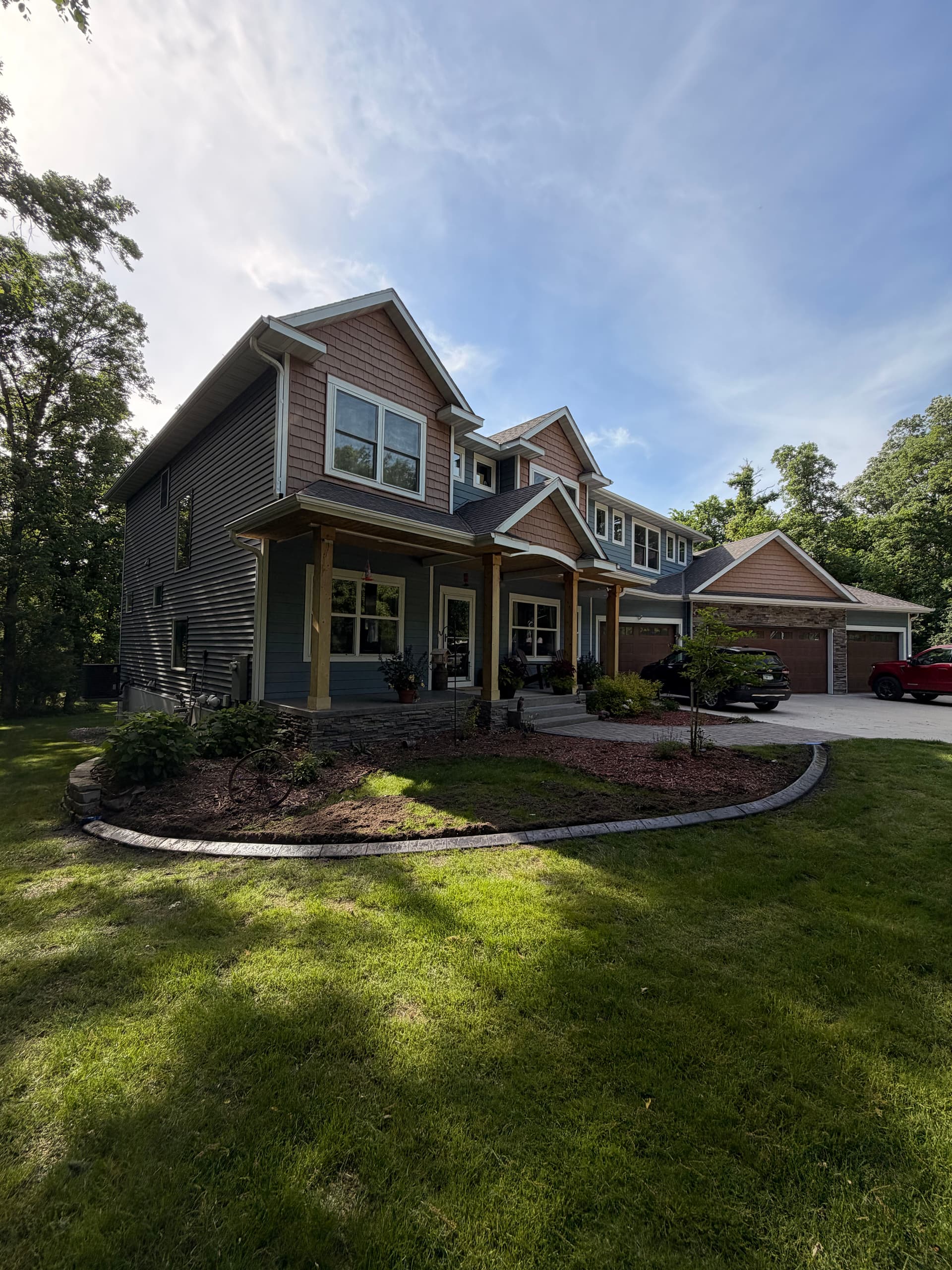 Gallery photos for Concrete Curbing with a Storm Grey Slate Finish in Big Lake: Image #1