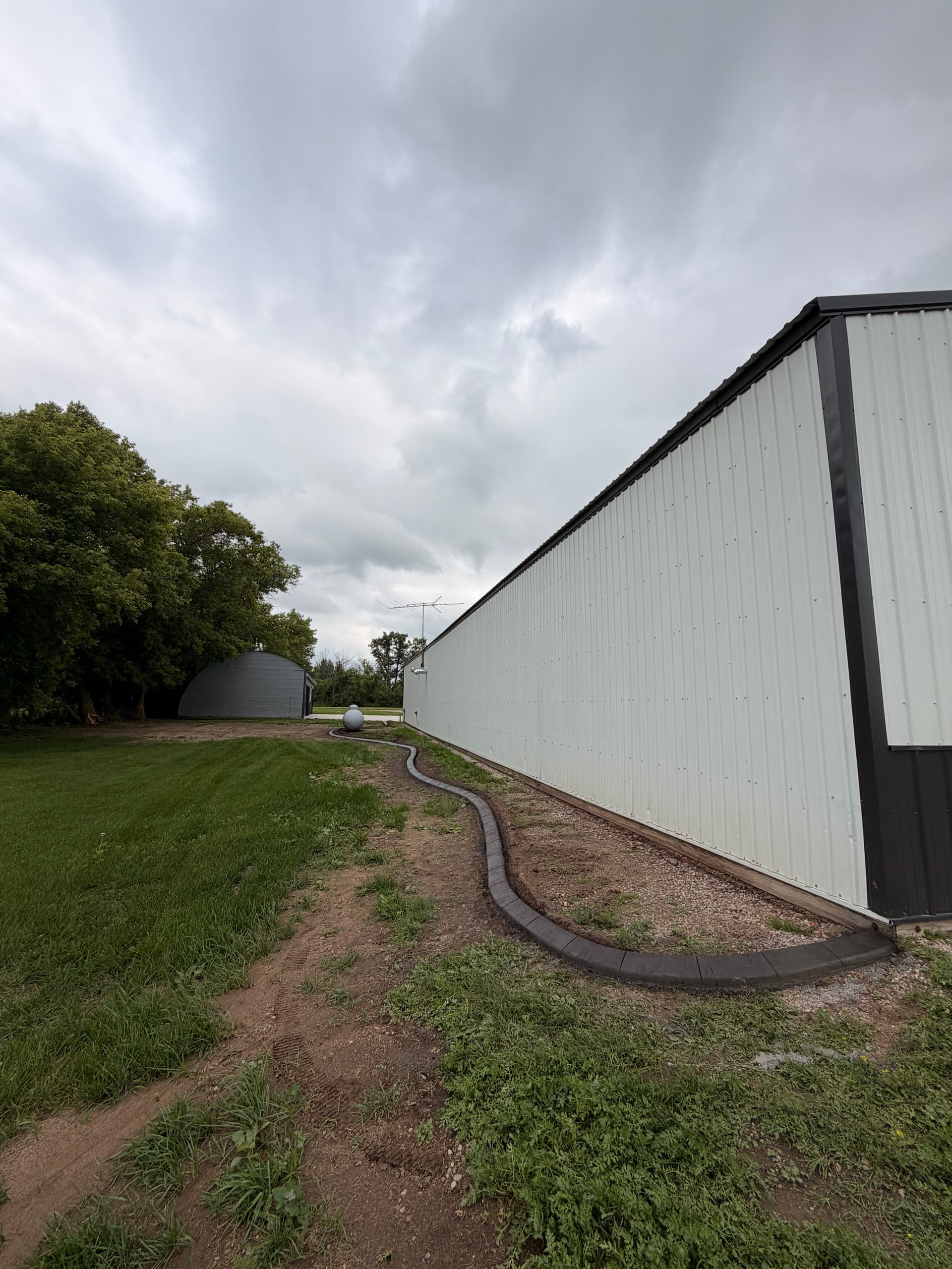 Gallery photos for Charcoal Concrete Curbing with Slate Stamp in Rice MN: Image #2