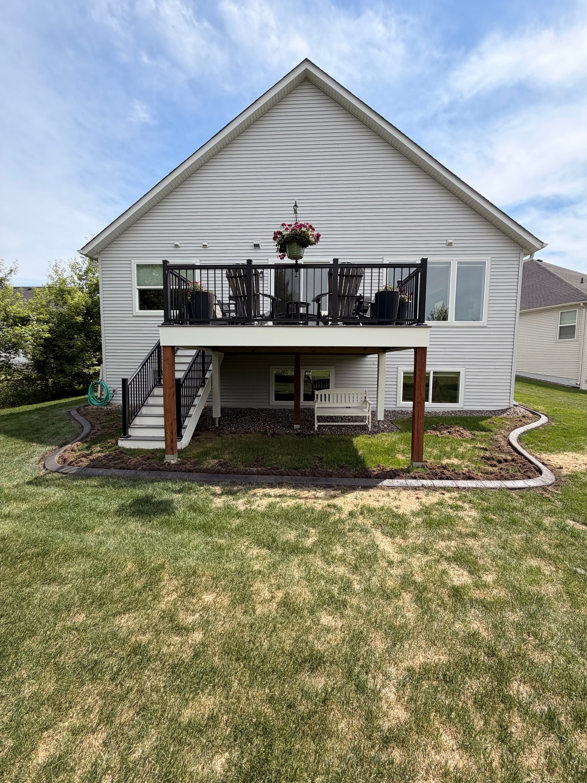 Gallery photos for Concrete Curbing Upgrade Gives St. Michael Home Sharp, Clean Edges: Image #2