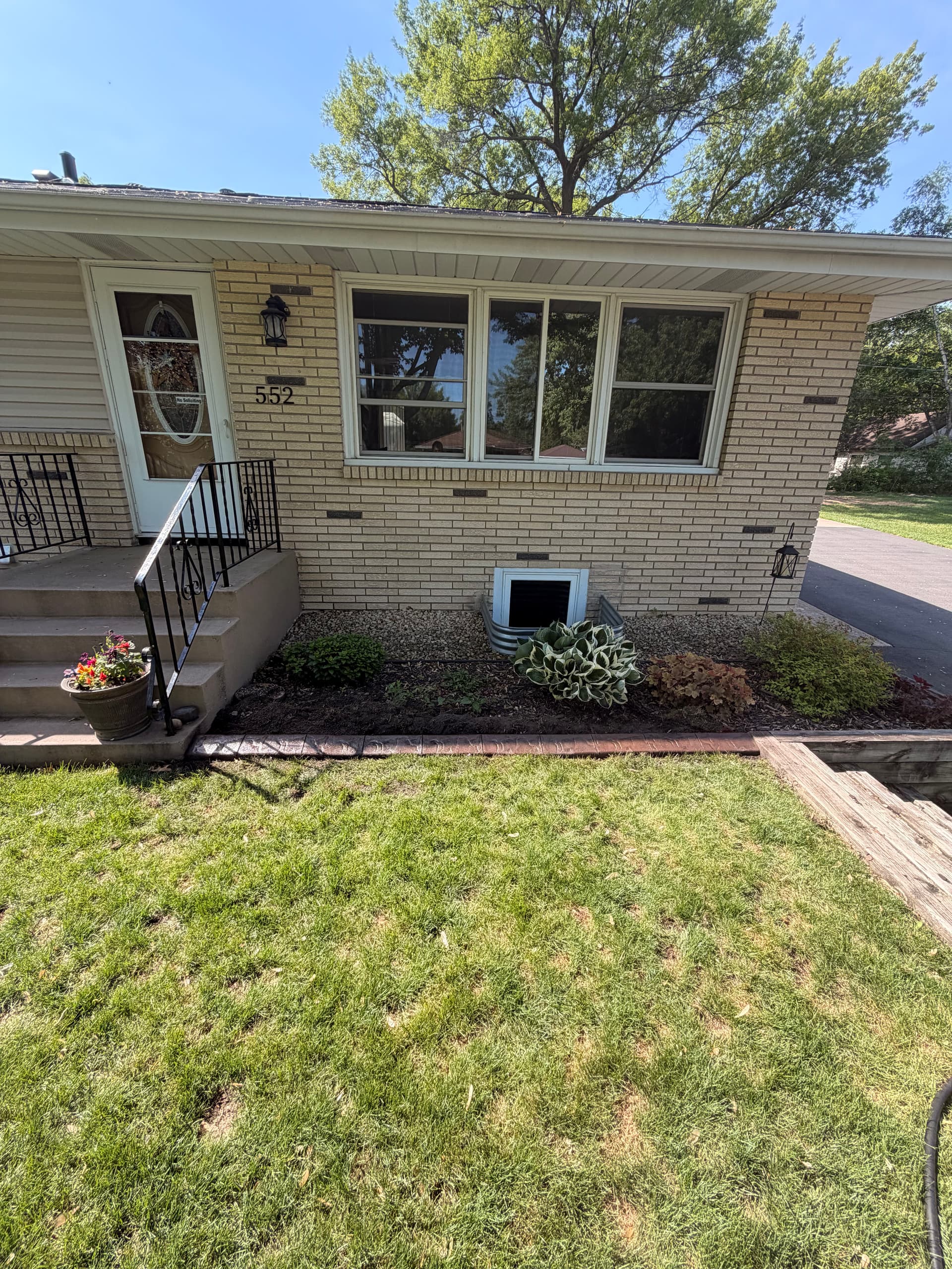 Concrete Curbing with Slate Stamp Finish in Fridley image