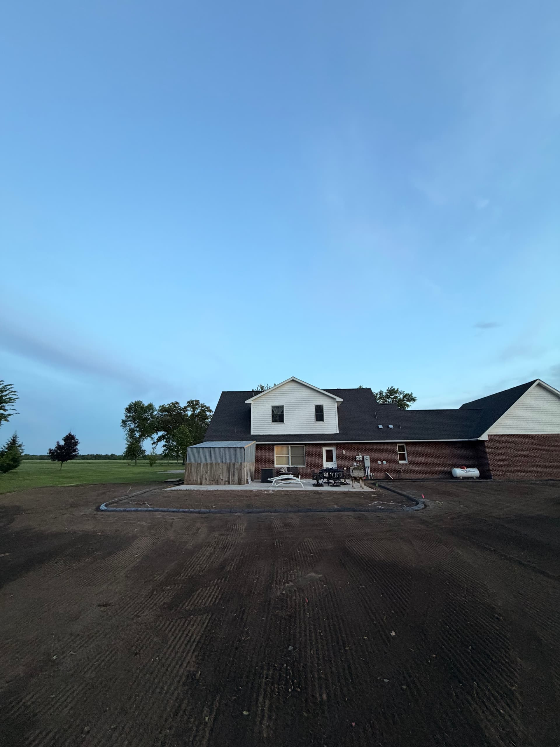 Gallery photos for Concrete Curbing in Storm Grey and Charcoal for Foley Home: Image #2