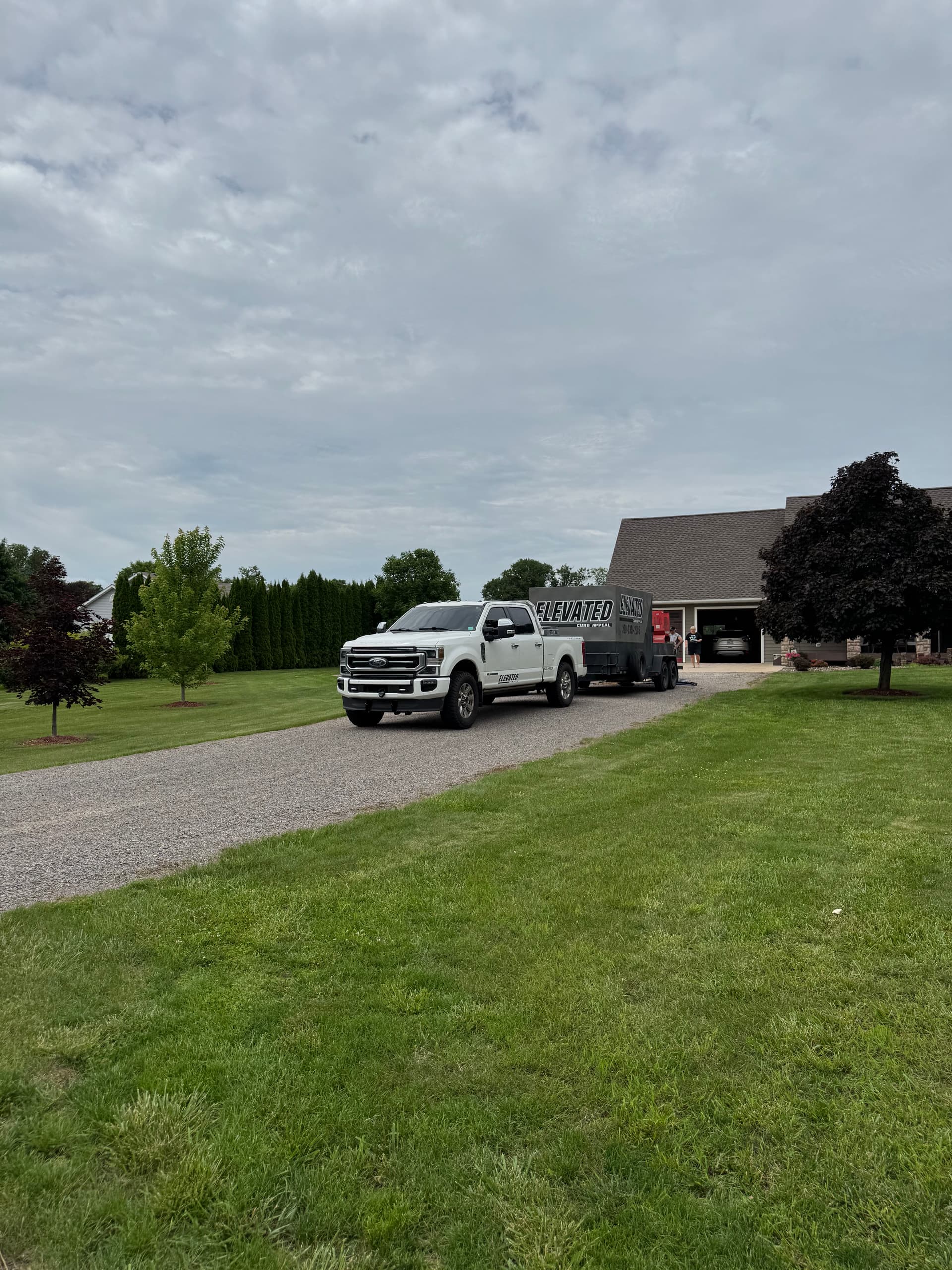 Gallery photos for Concrete Curbing with Granite Slate Stamp in Annandale: Image #4