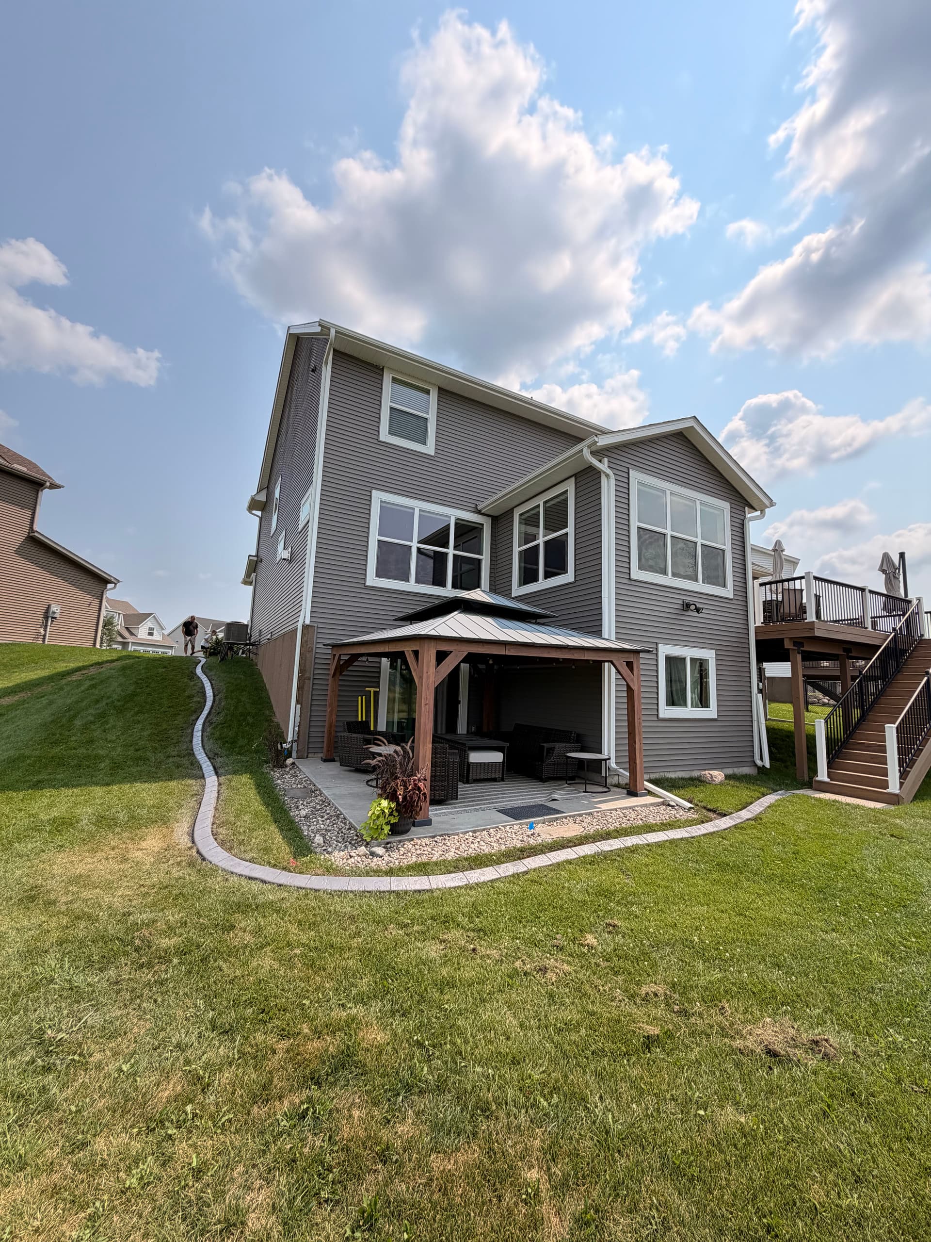 Gallery photos for Concrete Curbing Install Gives St. Michael Yard a Sharp Finish: Image #1