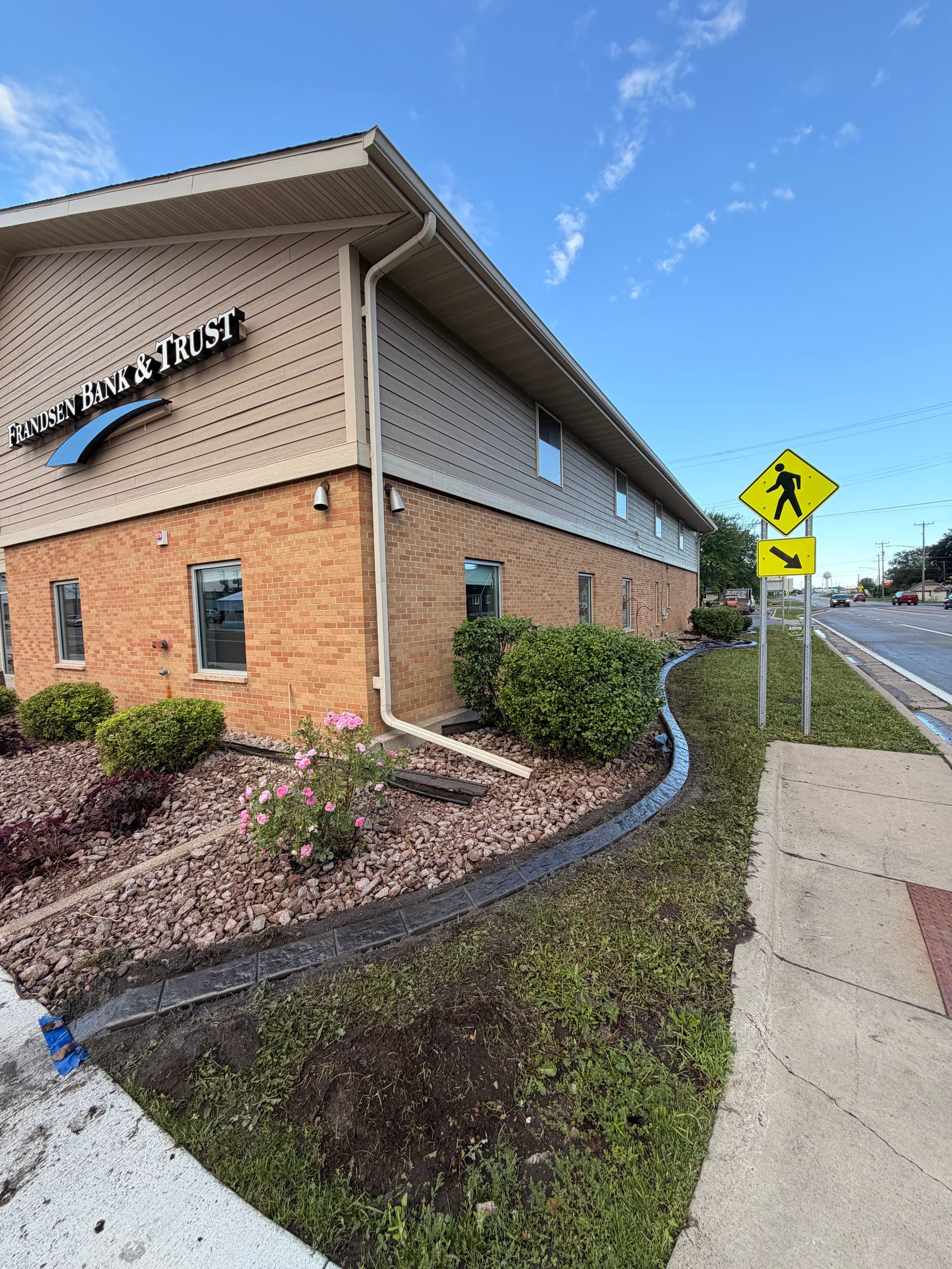 Gallery photos for Concrete Curbing Install at Frandsen Bank and Trust in Foley: Image #1