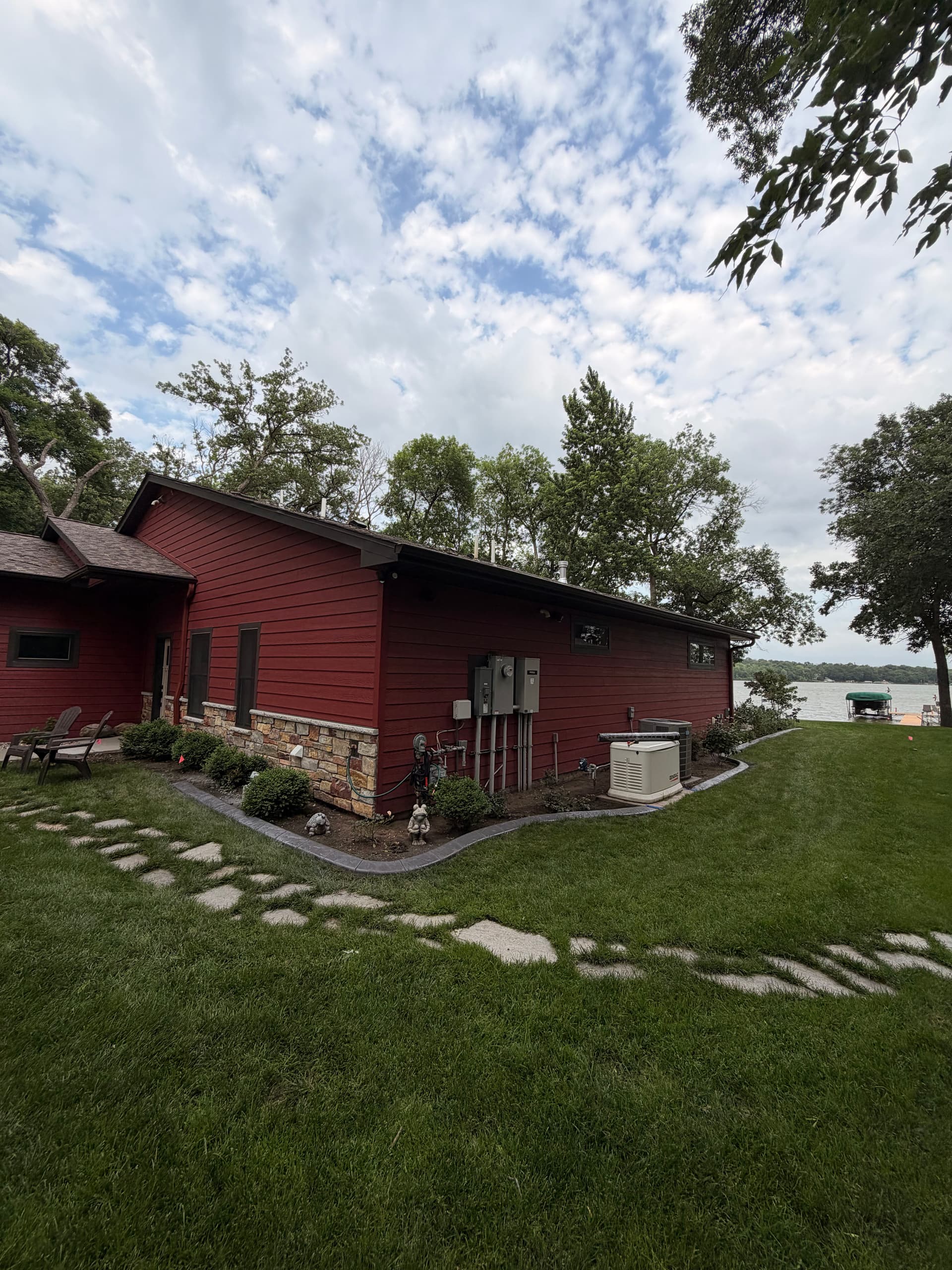 Concrete Curbing with a Storm Grey Slate Finish in Palmer image