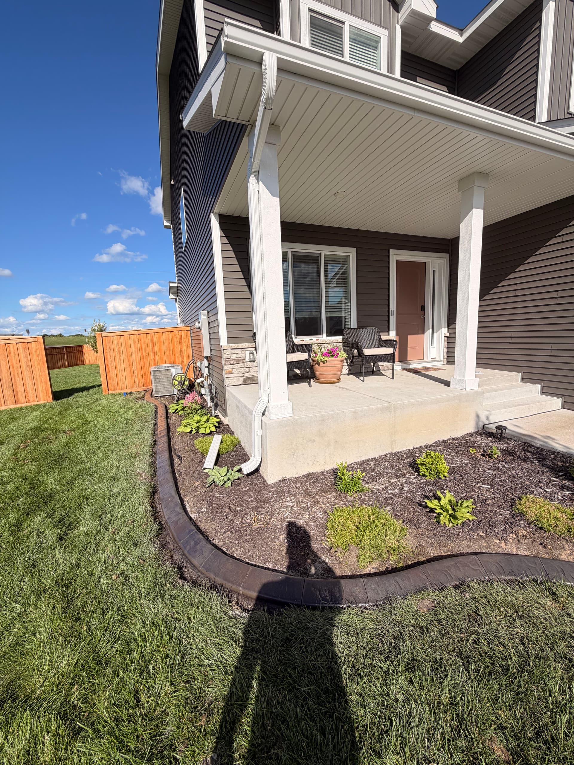 Gallery photos for Concrete Curbing Gives This Andover Home a Clean Finish: Image #1