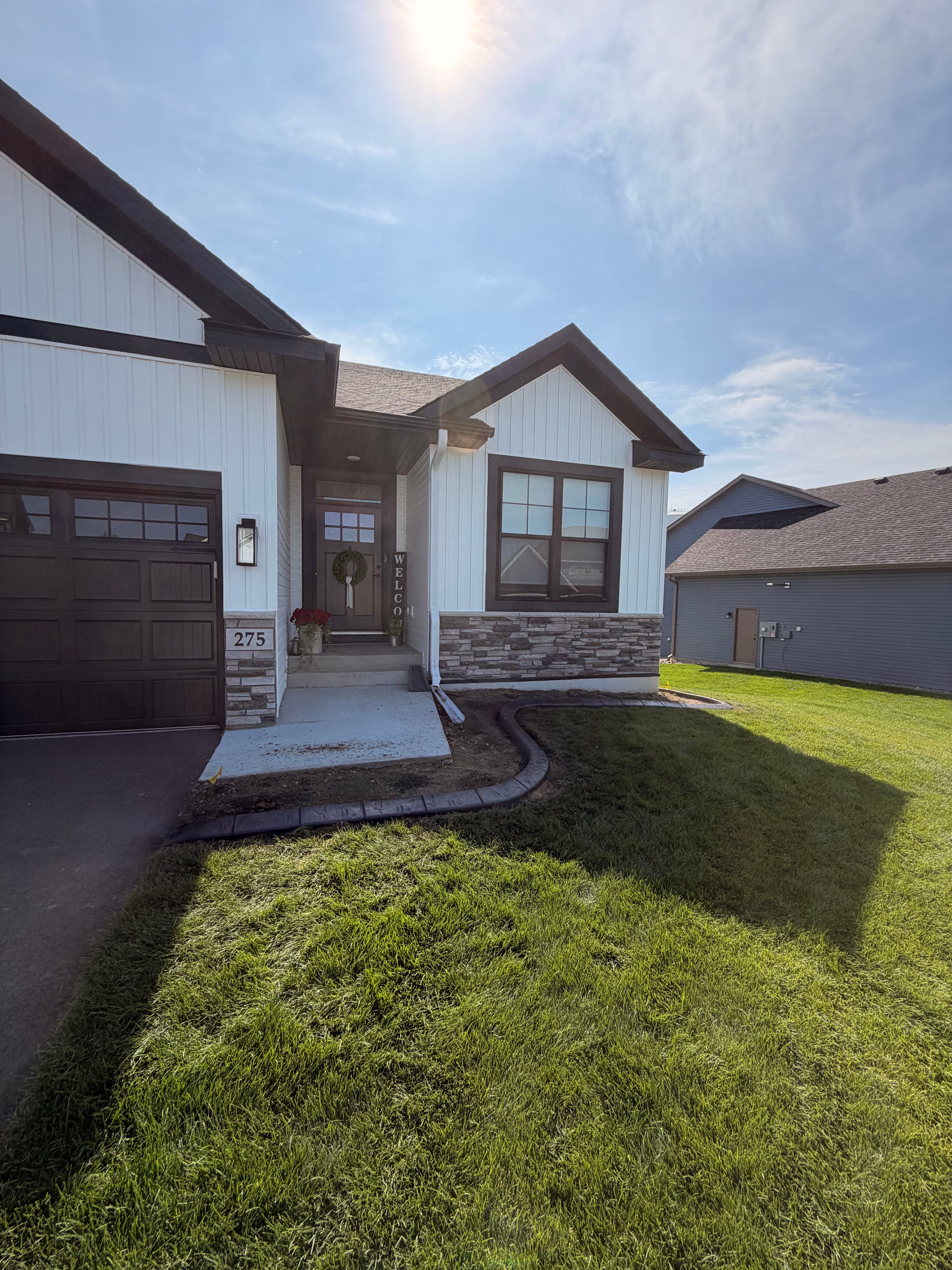 Project Concrete Curbing Gives This Delano MN Home Sharp, Defined Edges image