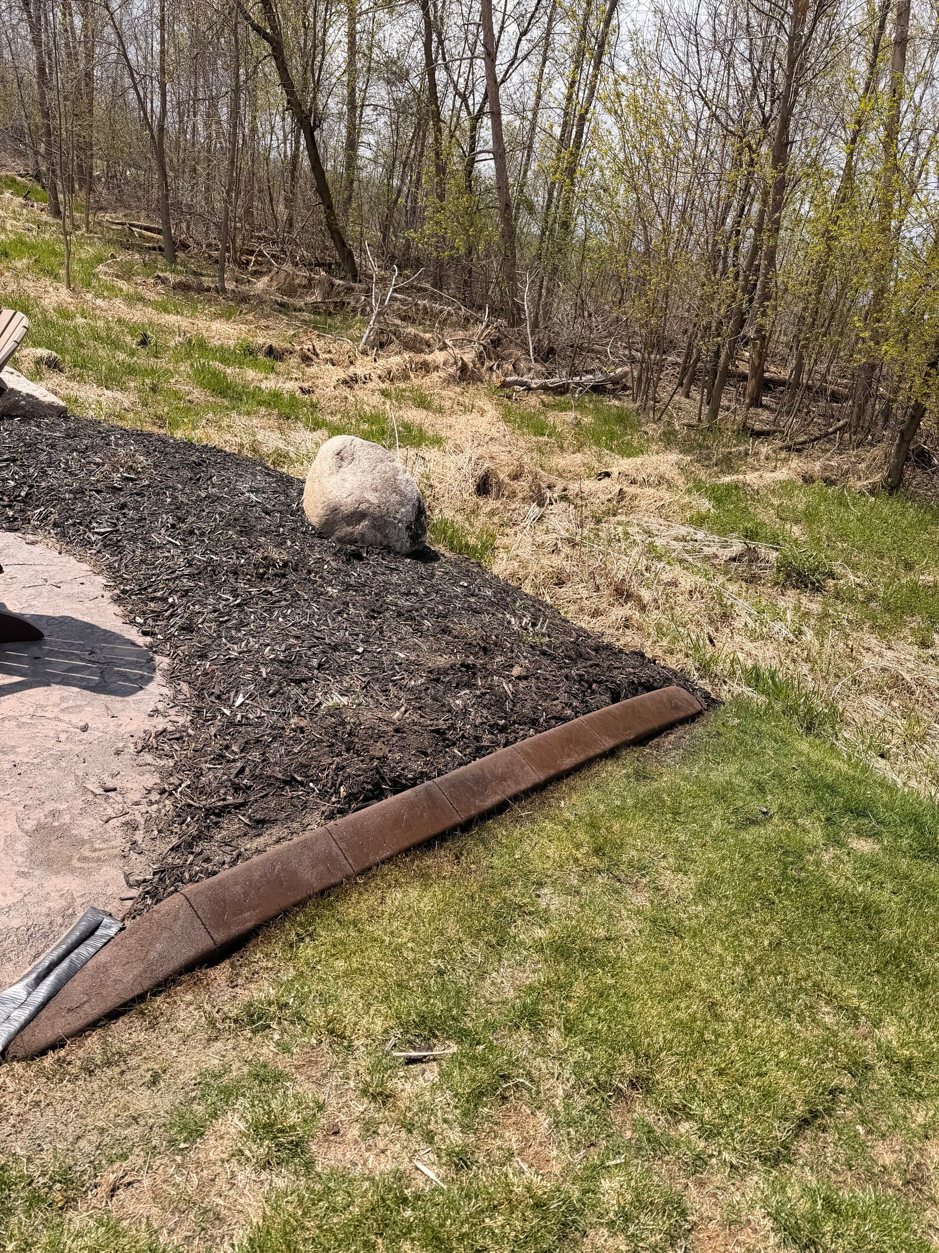Gallery photos for Concrete Curbing at a Brainerd Lakes Area Lake Home: Image #3