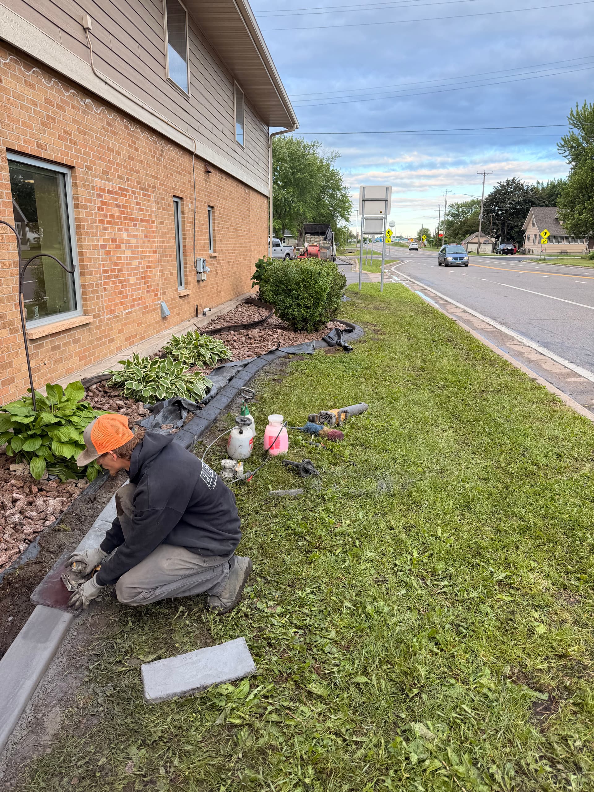 Gallery photos for Concrete Curbing Install at Frandsen Bank and Trust in Foley: Image #2