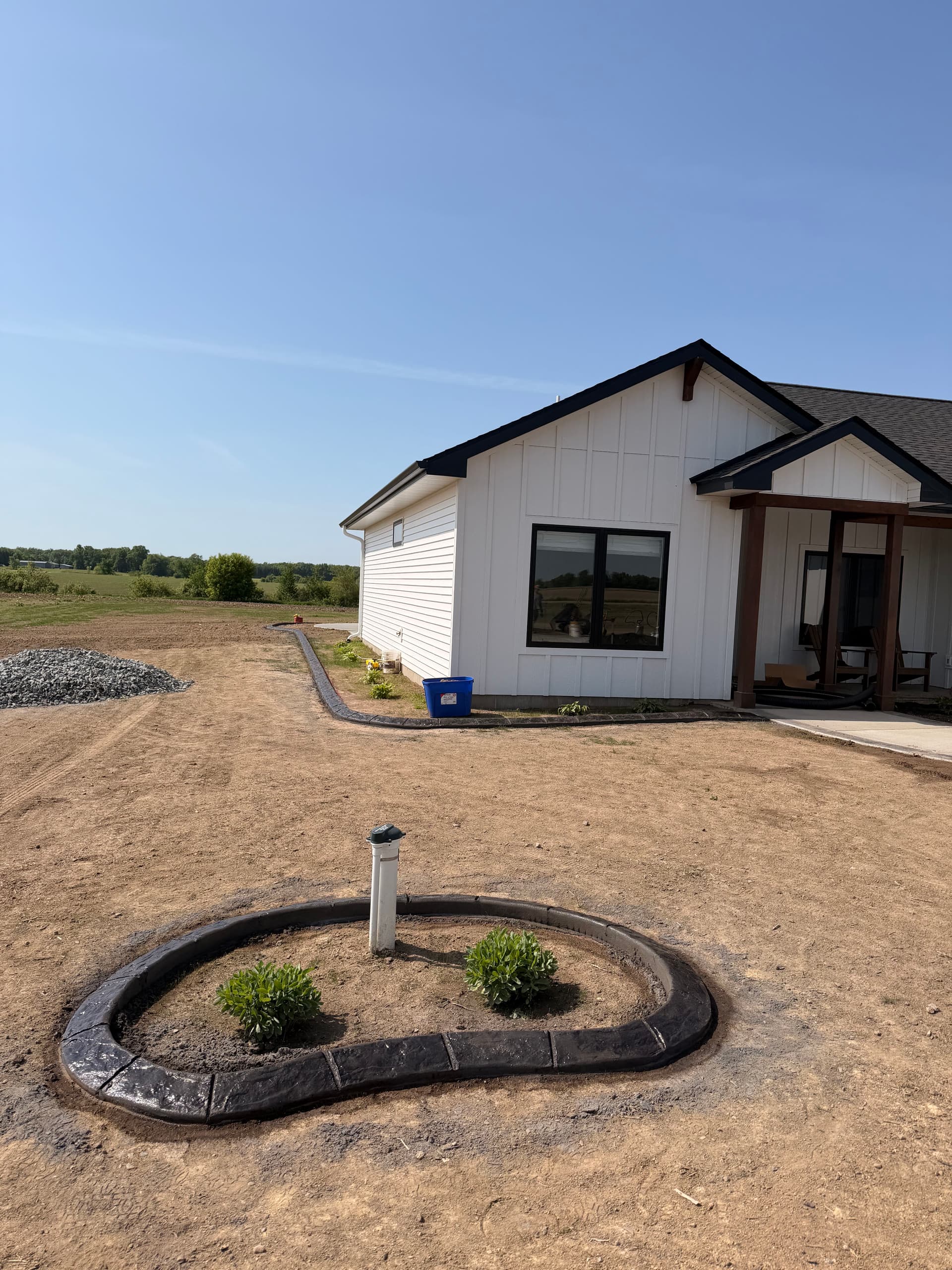 Concrete Curbing with Spanish Stamp Finish in Princeton MN image