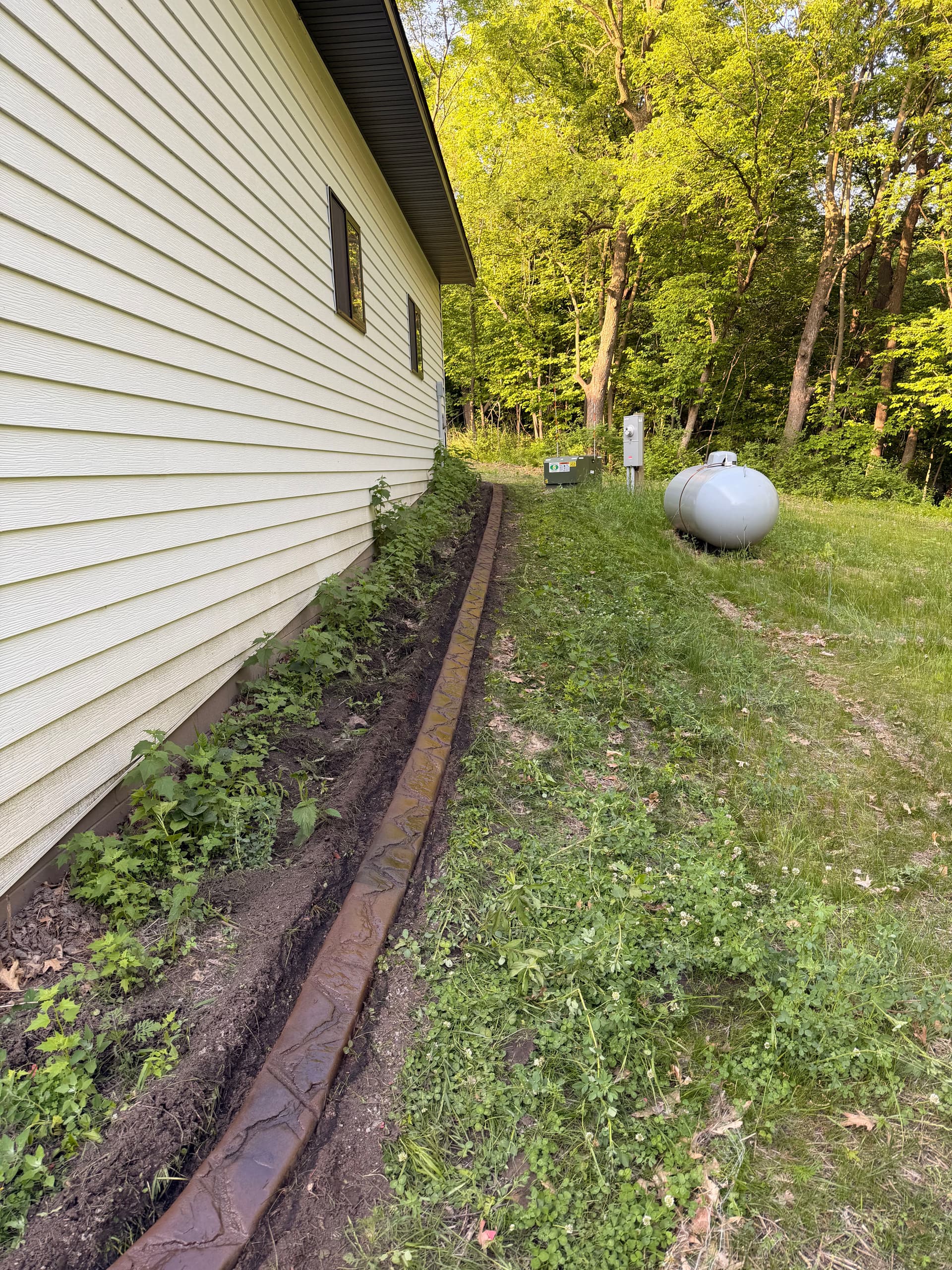 Gallery photos for Concrete Curbing with Granite Slate Stamp in Paynesville: Image #5