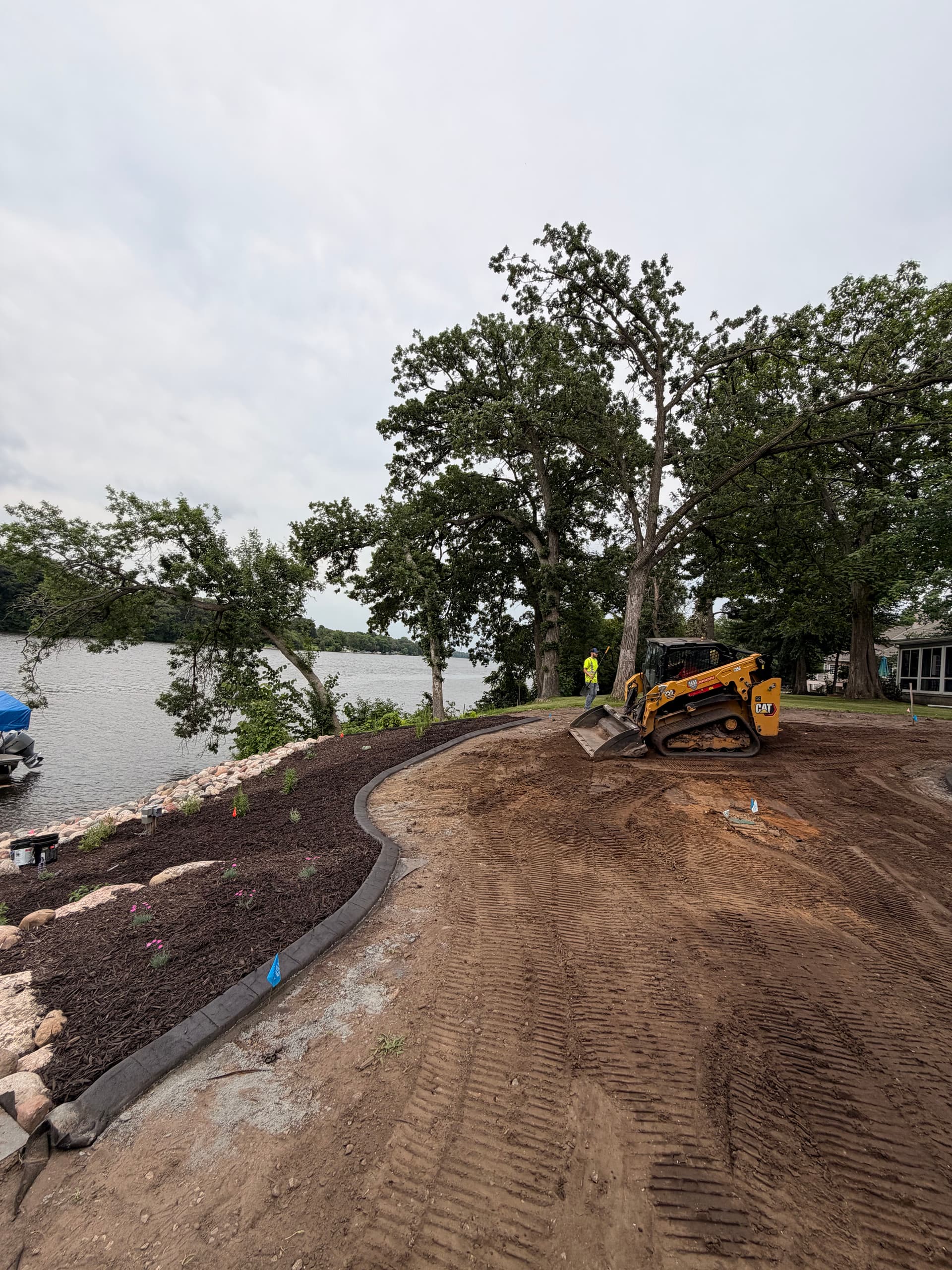 Gallery photos for Concrete Curbing with Charcoal Slate Stamp in Champlin: Image #7