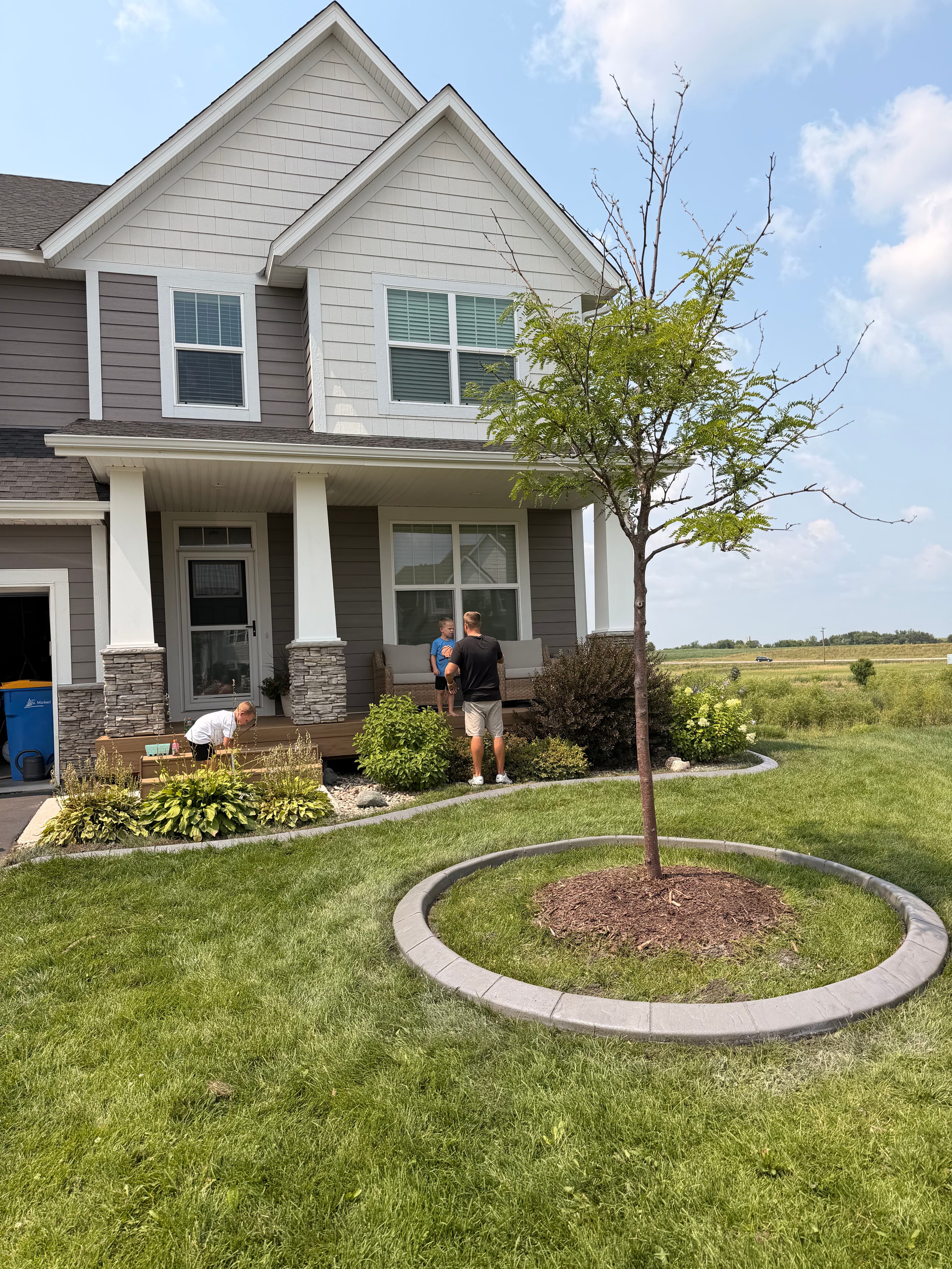 Project Concrete Curbing Install Gives St. Michael Yard a Sharp Finish image