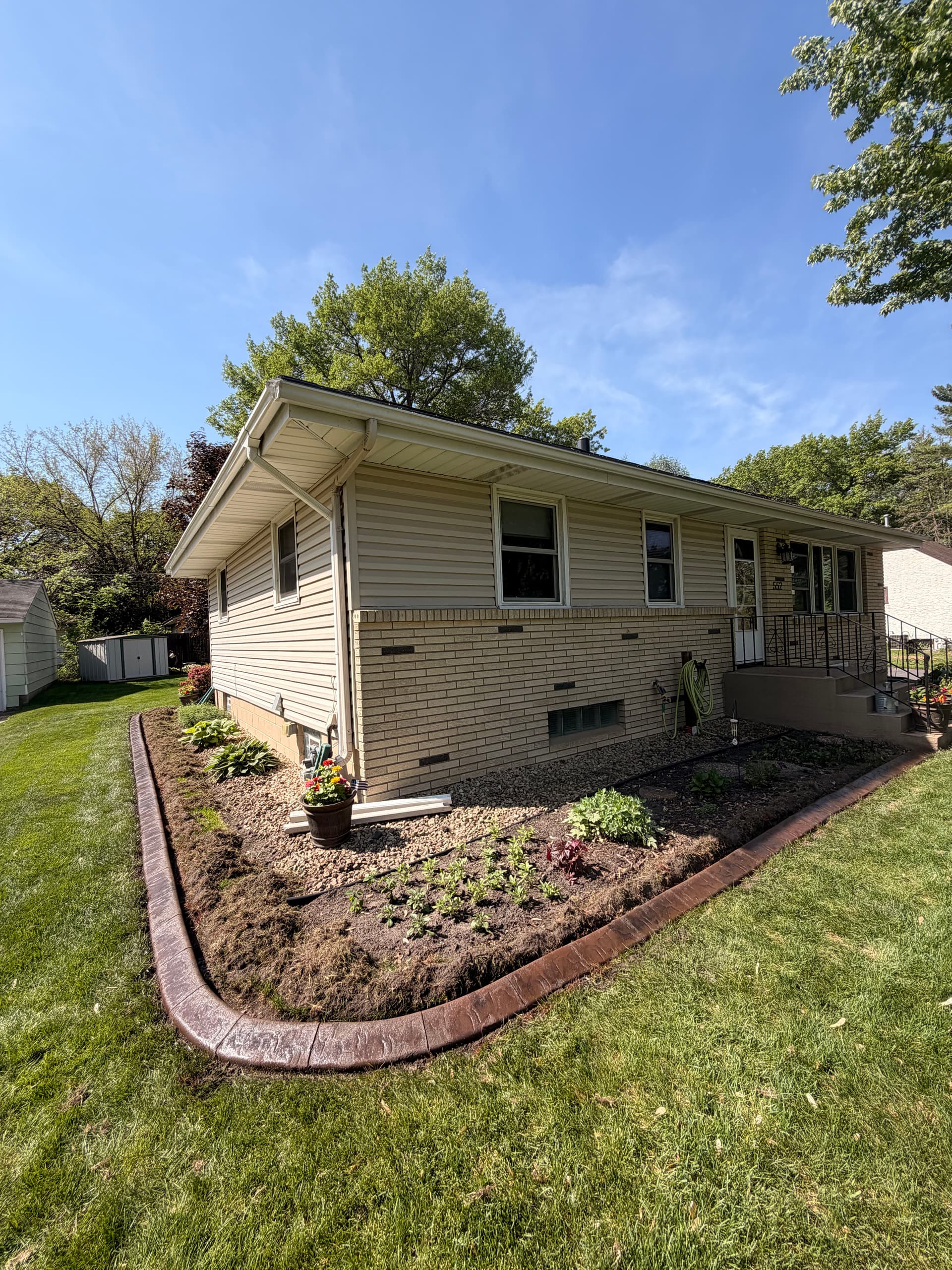 Gallery photos for Concrete Curbing with Slate Stamp Finish in Fridley: Image #1