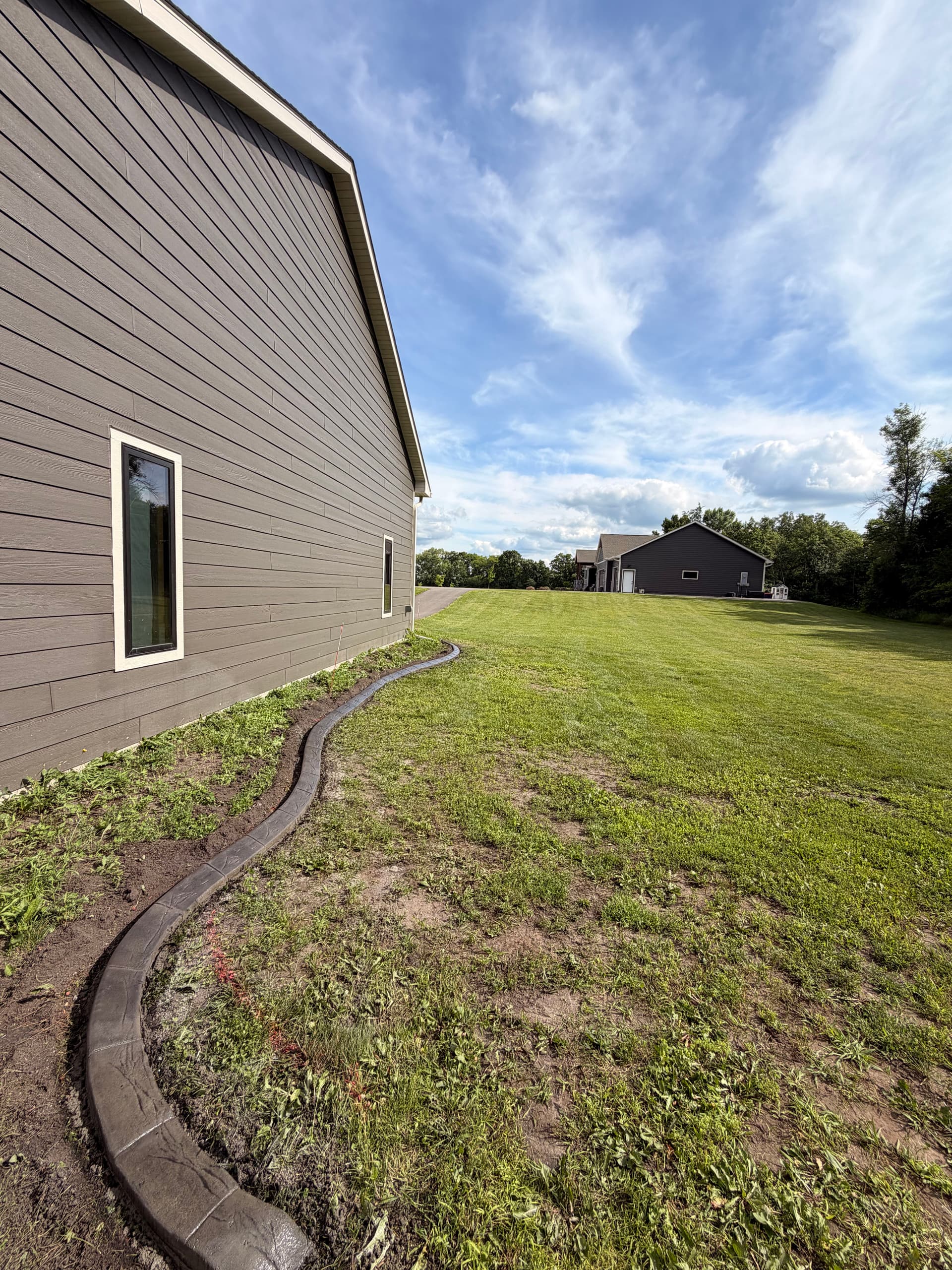 Gallery photos for Concrete Curbing with Spanish Stamp Finish in Clearwater MN: Image #2