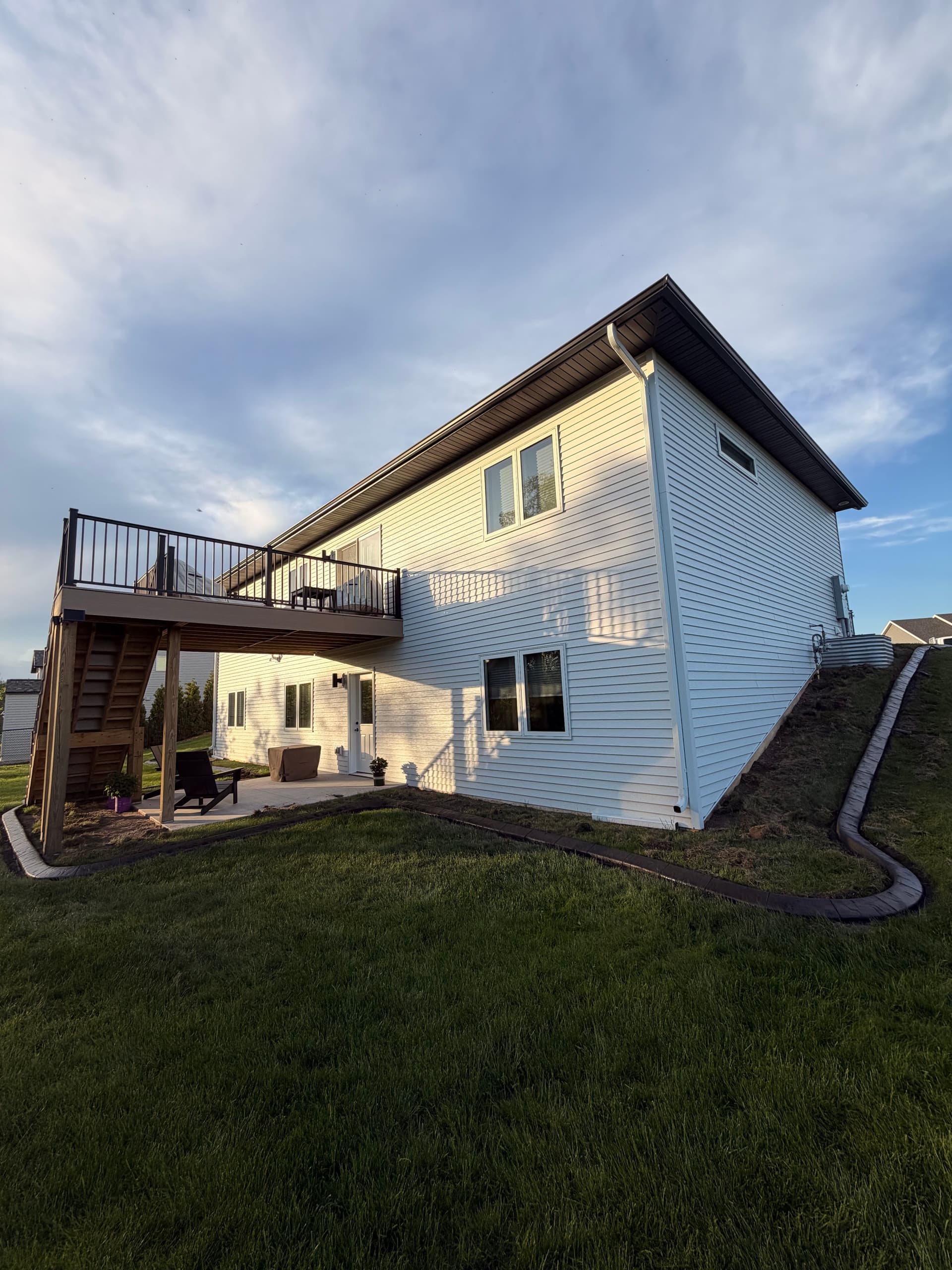 Gallery photos for Concrete Curbing with Slate Stamp Finish in Avon MN: Image #1
