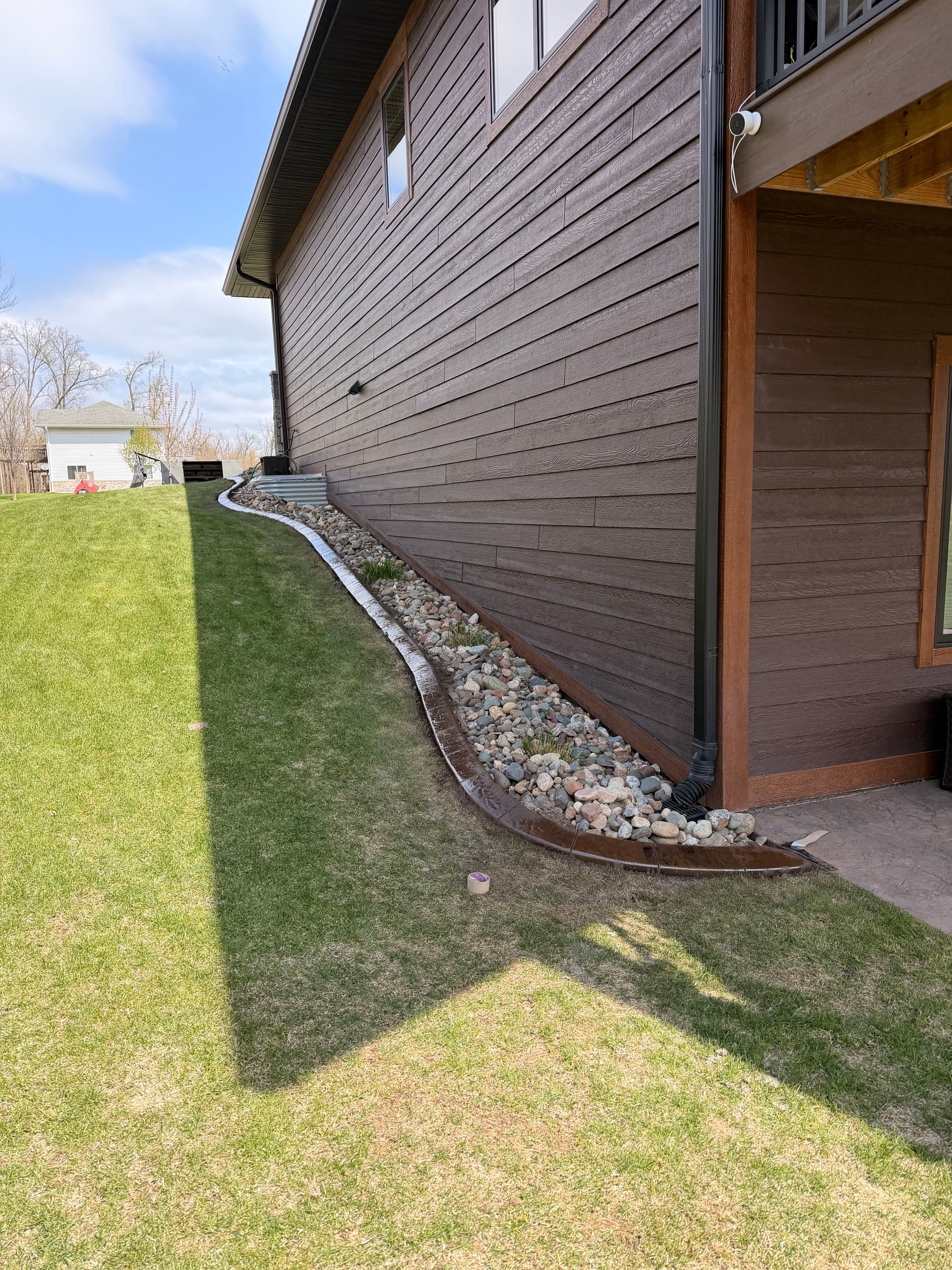 Gallery photos for Concrete Curbing at a Brainerd Lakes Area Lake Home: Image #2