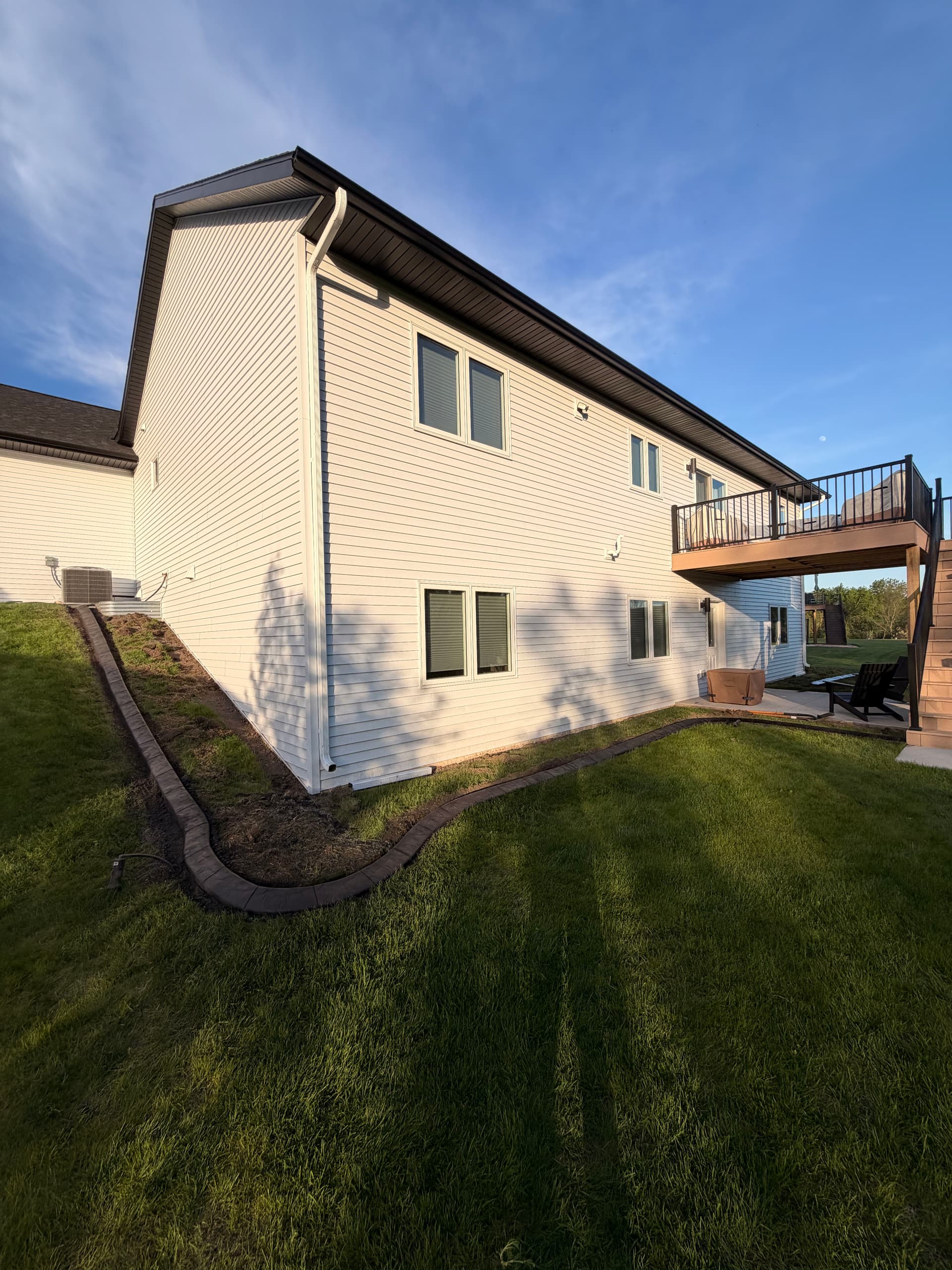 Gallery photos for Concrete Curbing with Slate Stamp Finish in Avon MN: Image #2