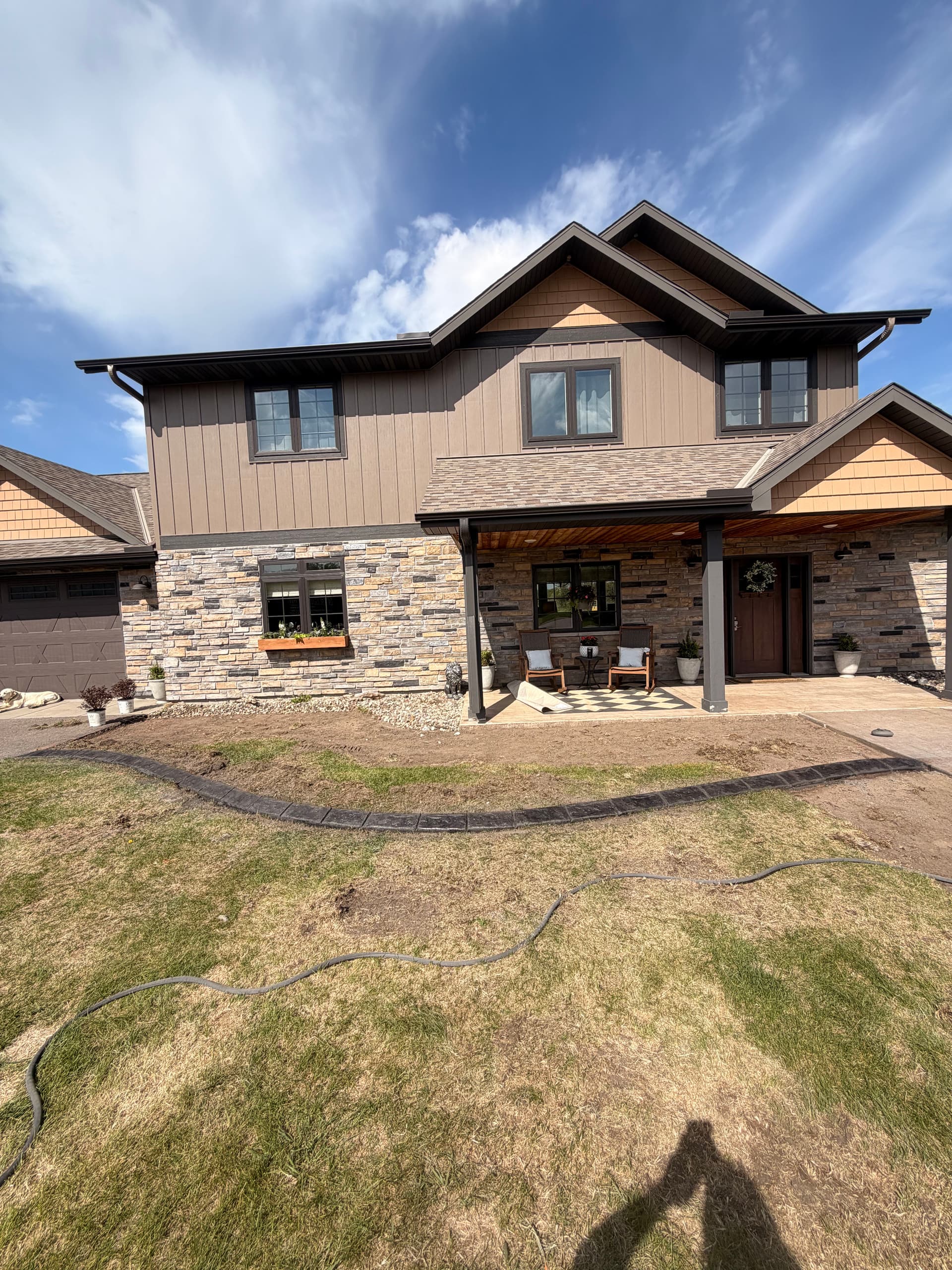 Concrete Curbing with Spanish Stamp Finish in Rice MN image
