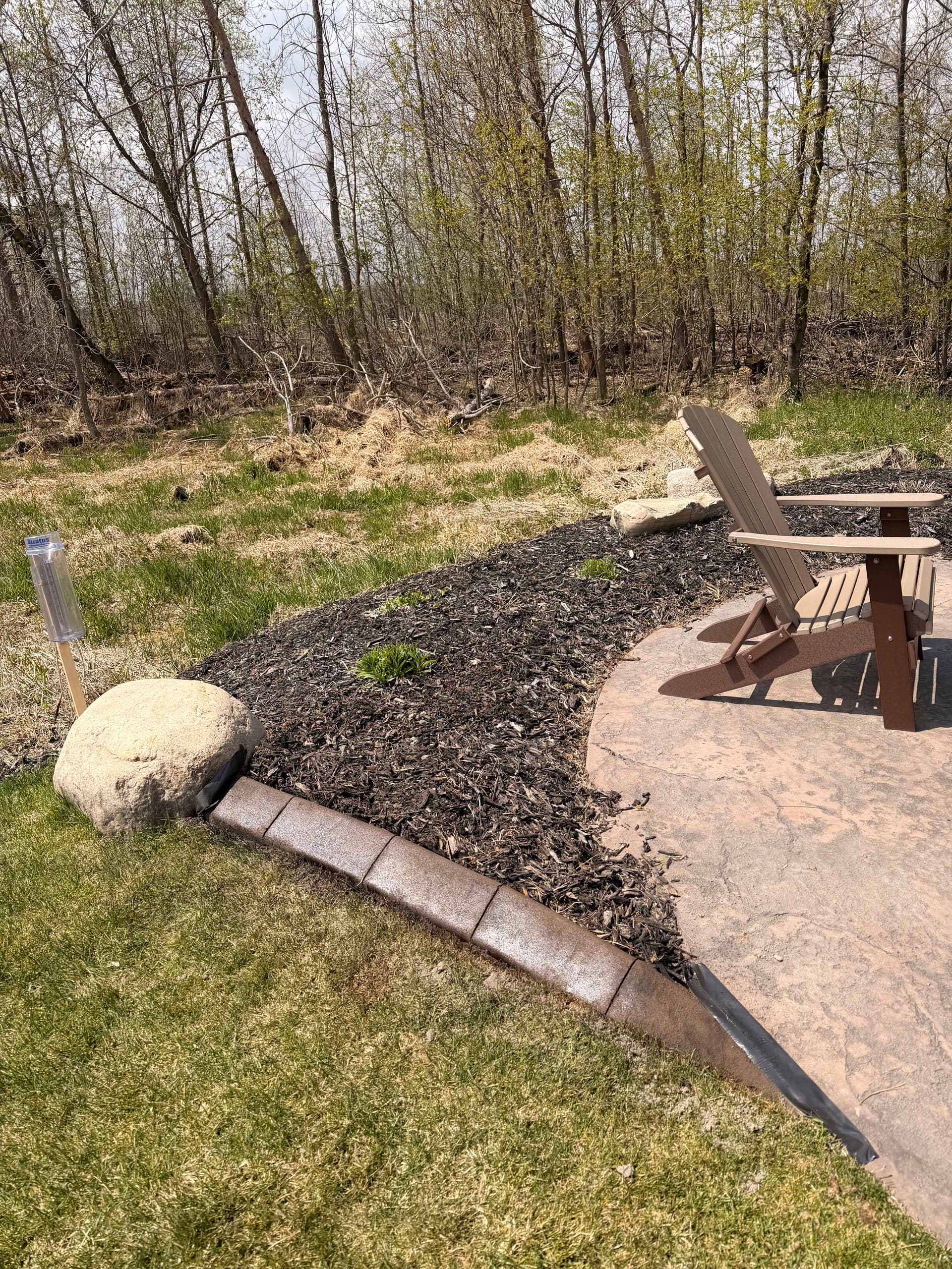 Gallery photos for Concrete Curbing at a Brainerd Lakes Area Lake Home: Image #1
