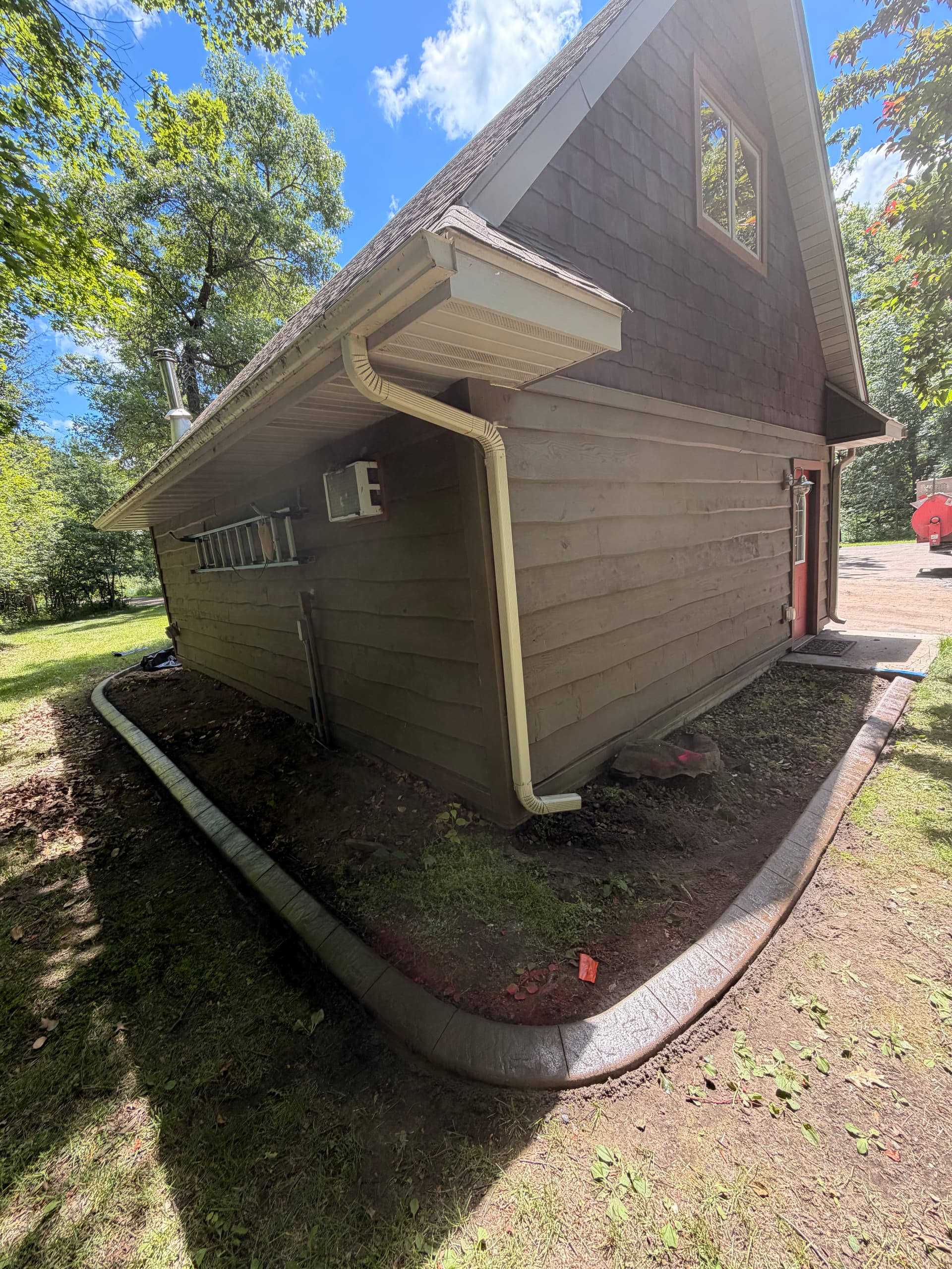 Gallery photos for Concrete Curbing with Walnut Color and Limestone Stamp in Baxter MN: Image #3